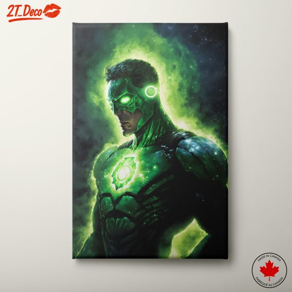 Dynamic Green Lantern Artwork of DC Comics Character