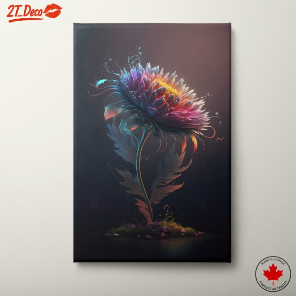 Vibrant Botanical Flower Artwork 4