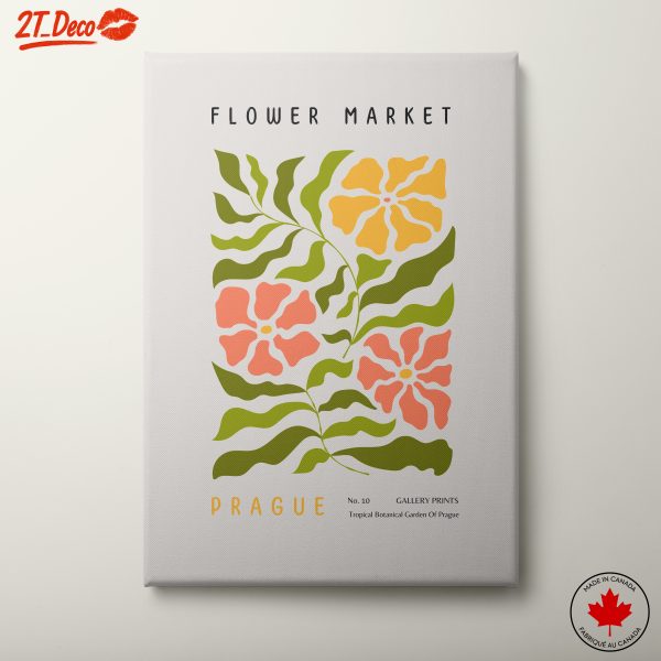 Stylized Botanical Art of Prague
