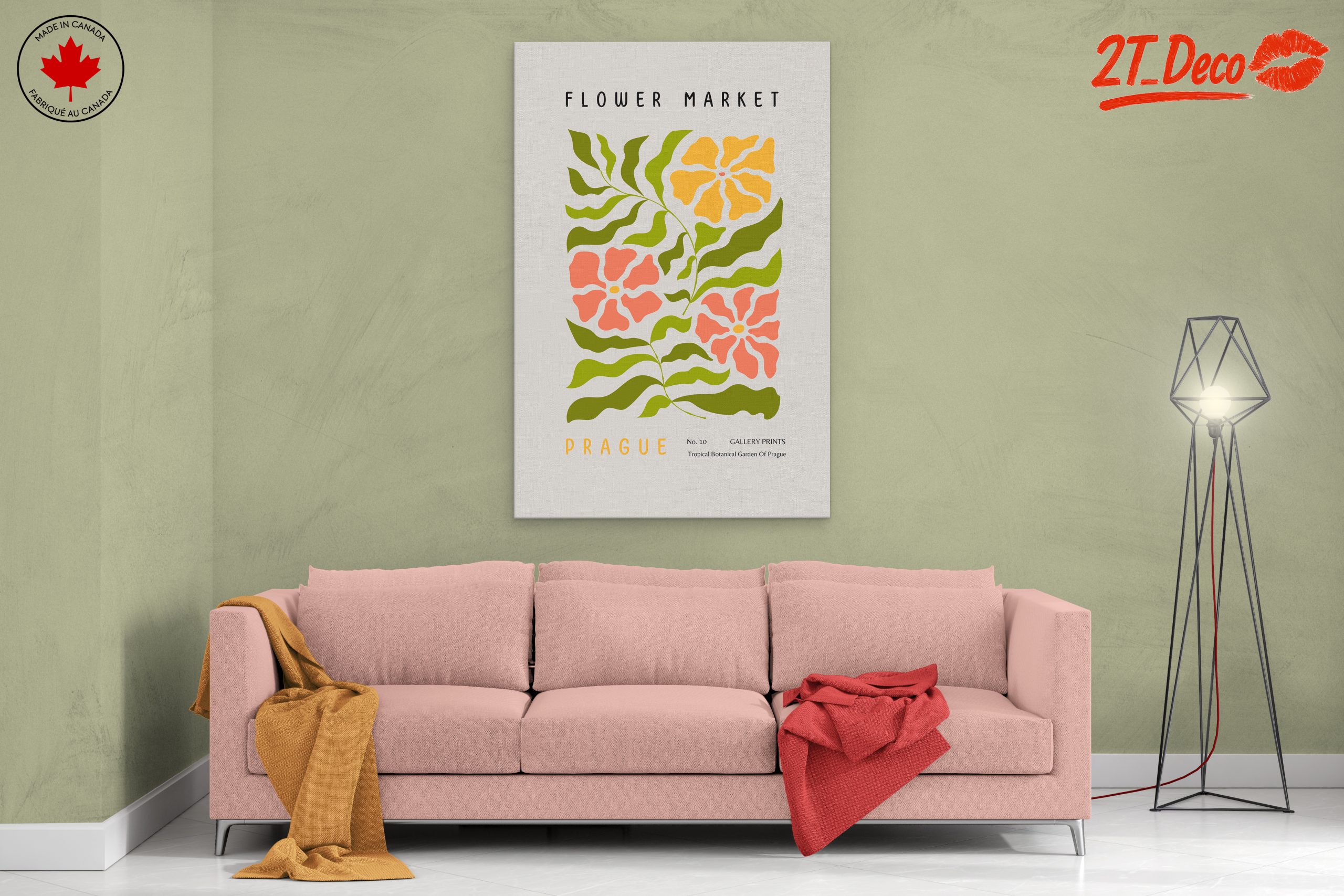Stylized Botanical Art of Prague - Image 2