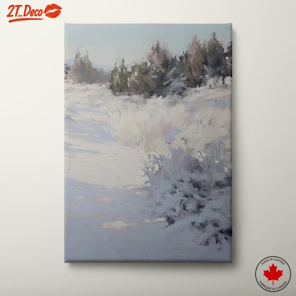 Abstract Winter Landscape Art