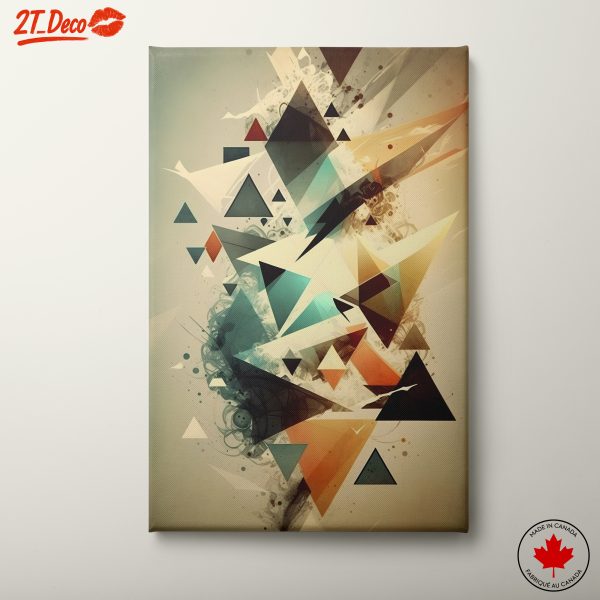 Dynamic Colorful Abstract Geometry Art