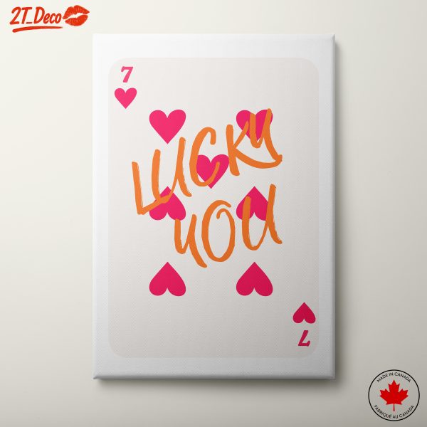 Lucky You Playing Card Artwork 4