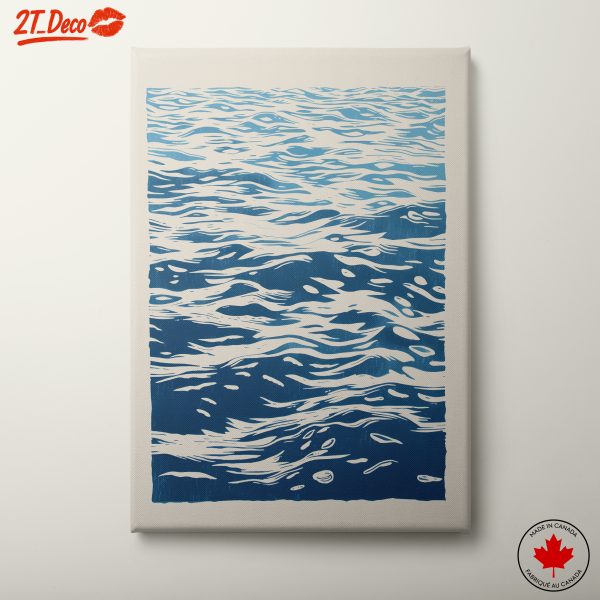 Abstract Representation of Ocean Waves