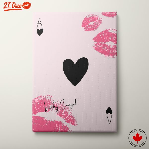 Lucky Cowgirl Playful Card Art