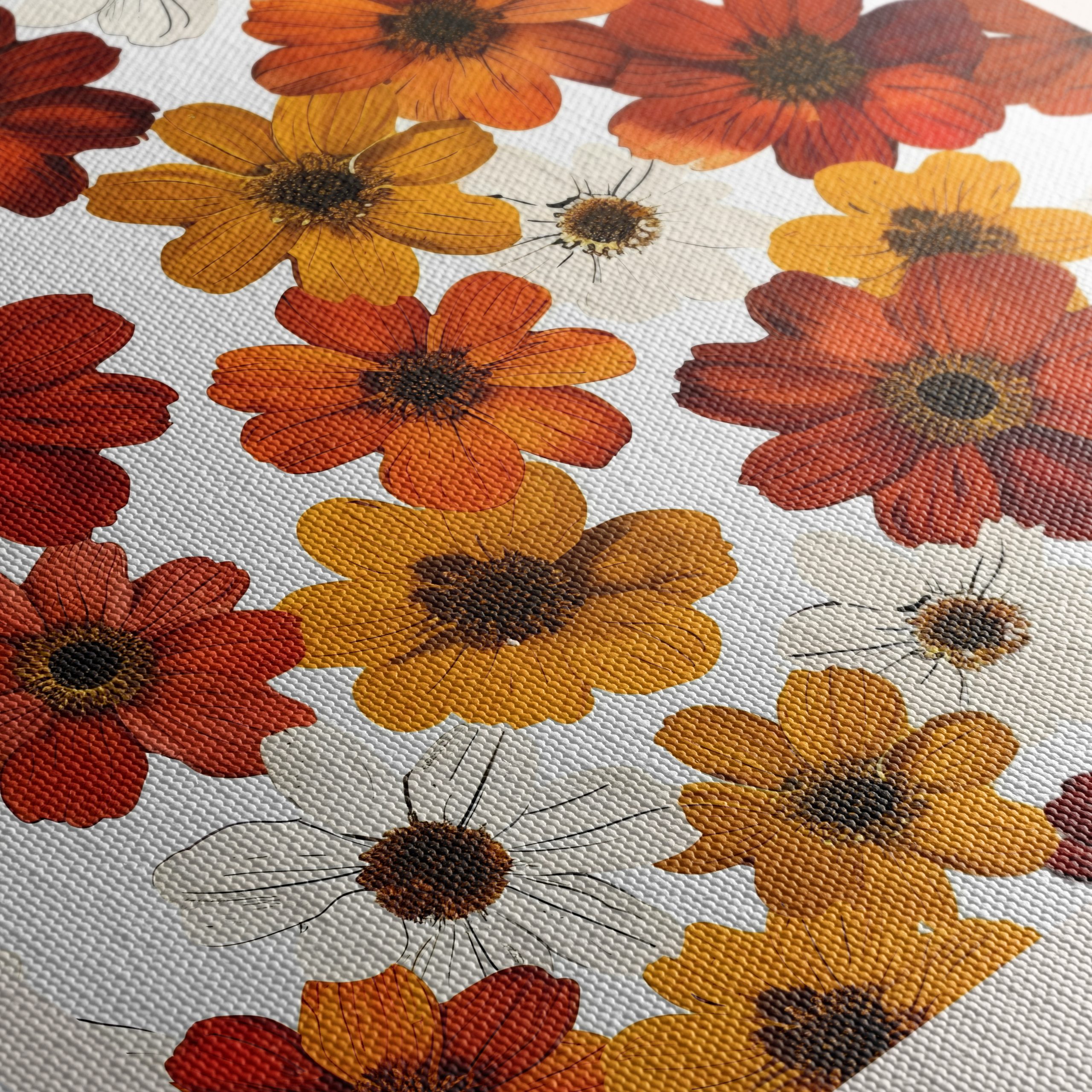 Vibrant Flower Market Artwork - Image 5