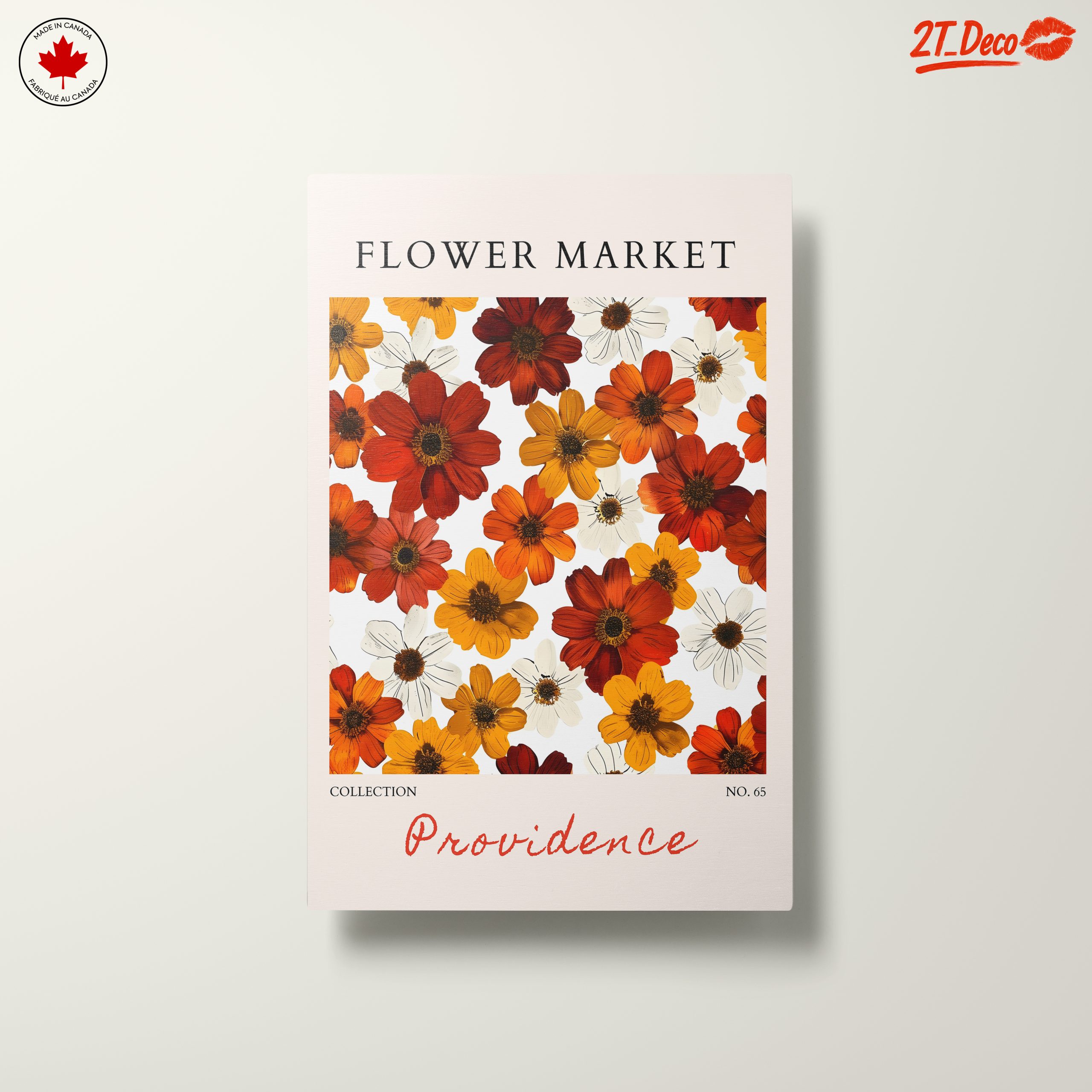 Vibrant Flower Market Artwork - Image 10