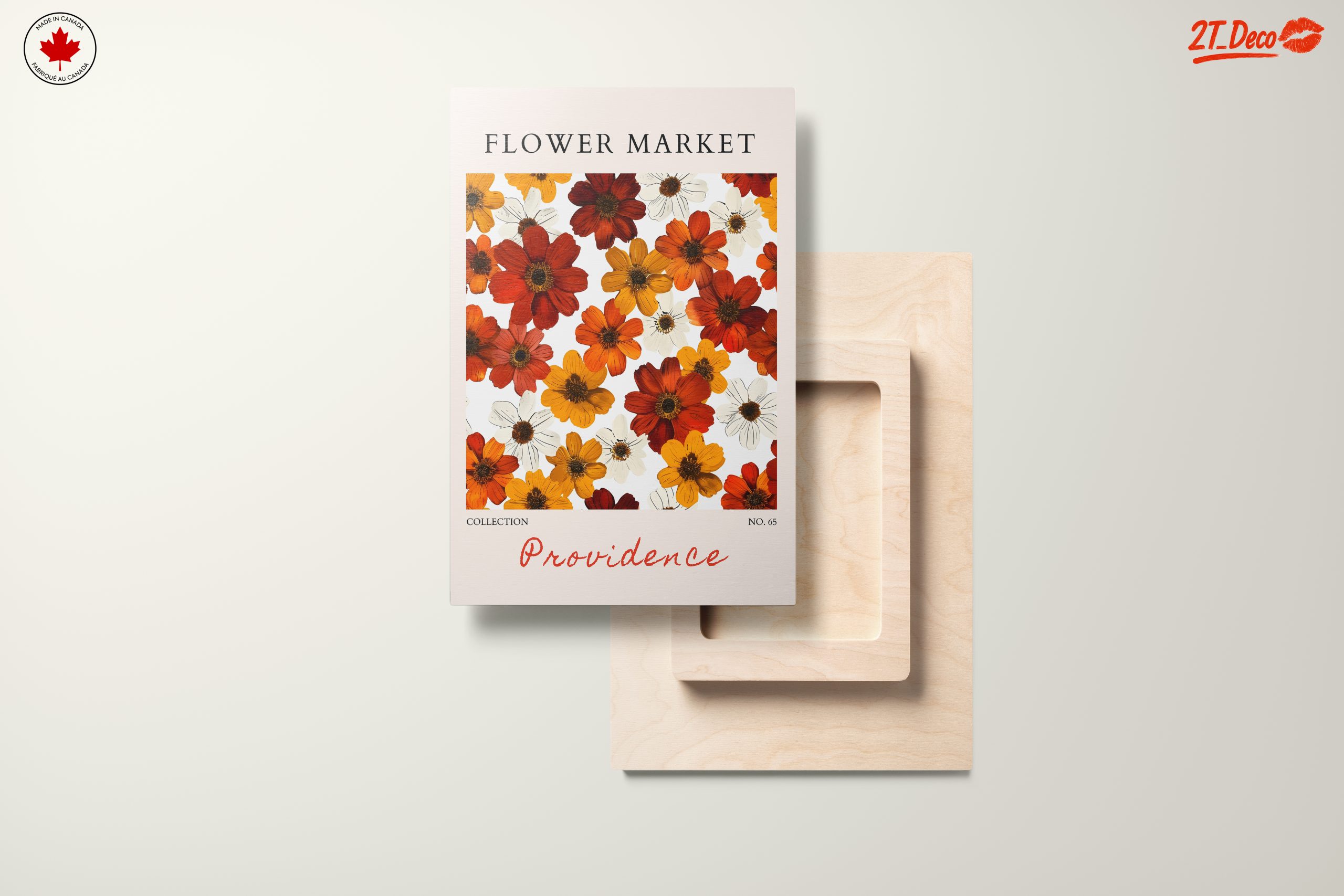 Vibrant Flower Market Artwork - Image 11