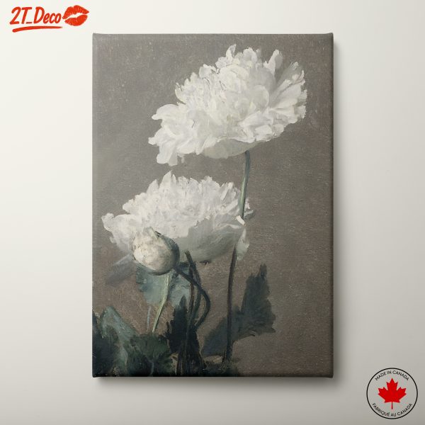 Elegant Floral Arrangement of White Peonies