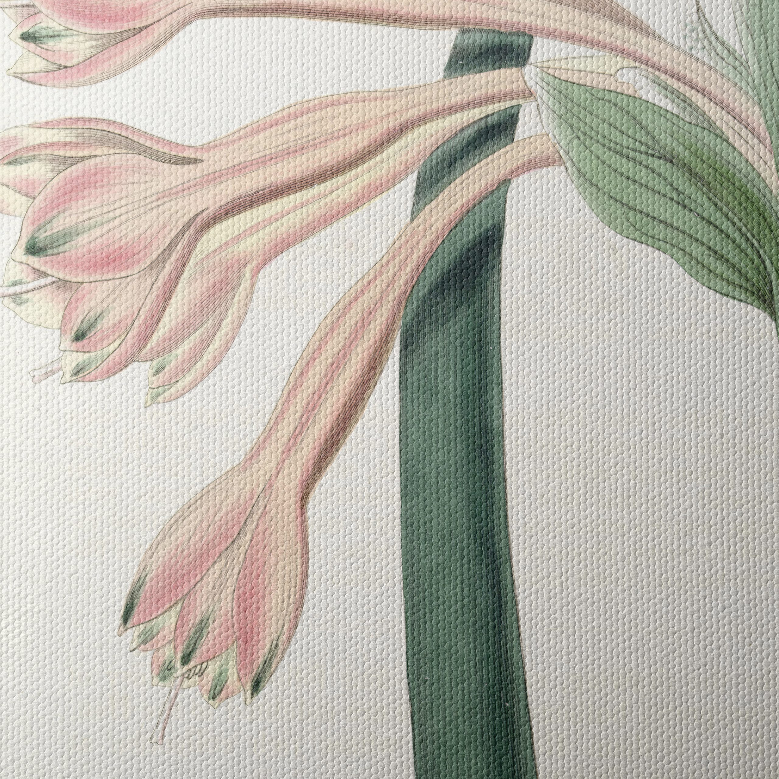 Detailed Botanical Illustration of Pink Flowers - Image 4