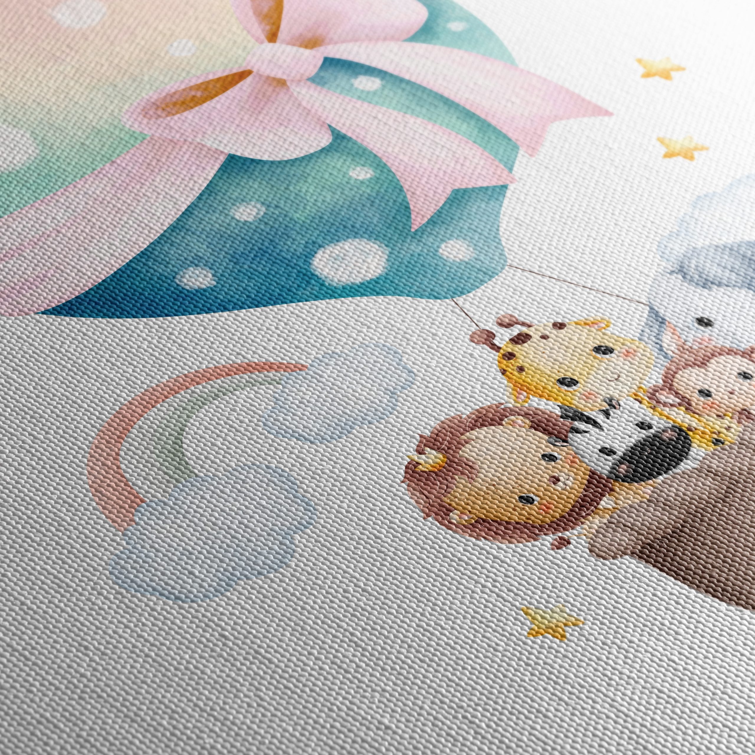Cute Animal Hot Air Balloon Fantasy Art - Image 5
