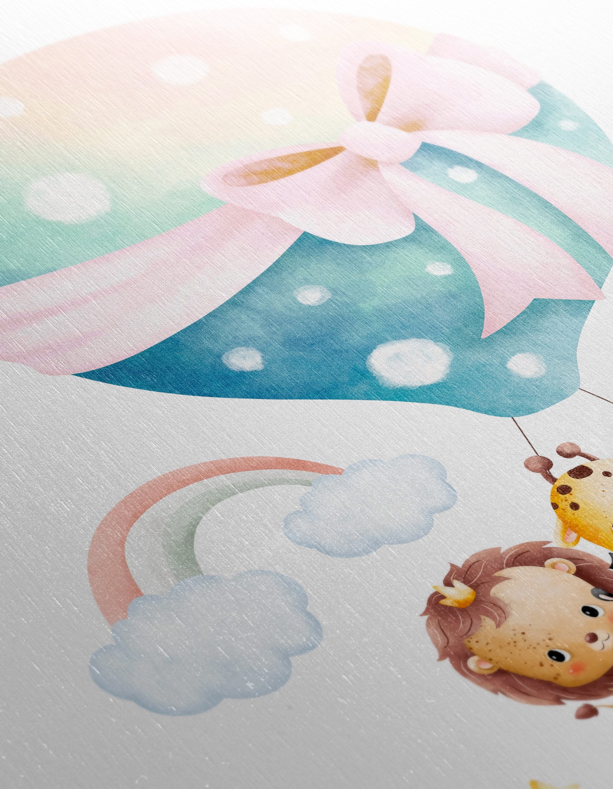 Cute Animal Hot Air Balloon Fantasy Art - Image 12