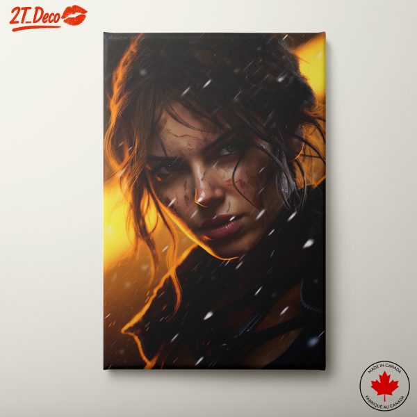 Intense Dynamic Character Portrait Art