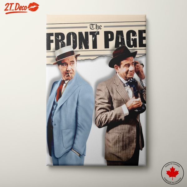Classic Film Artwork Featuring Iconic Characters