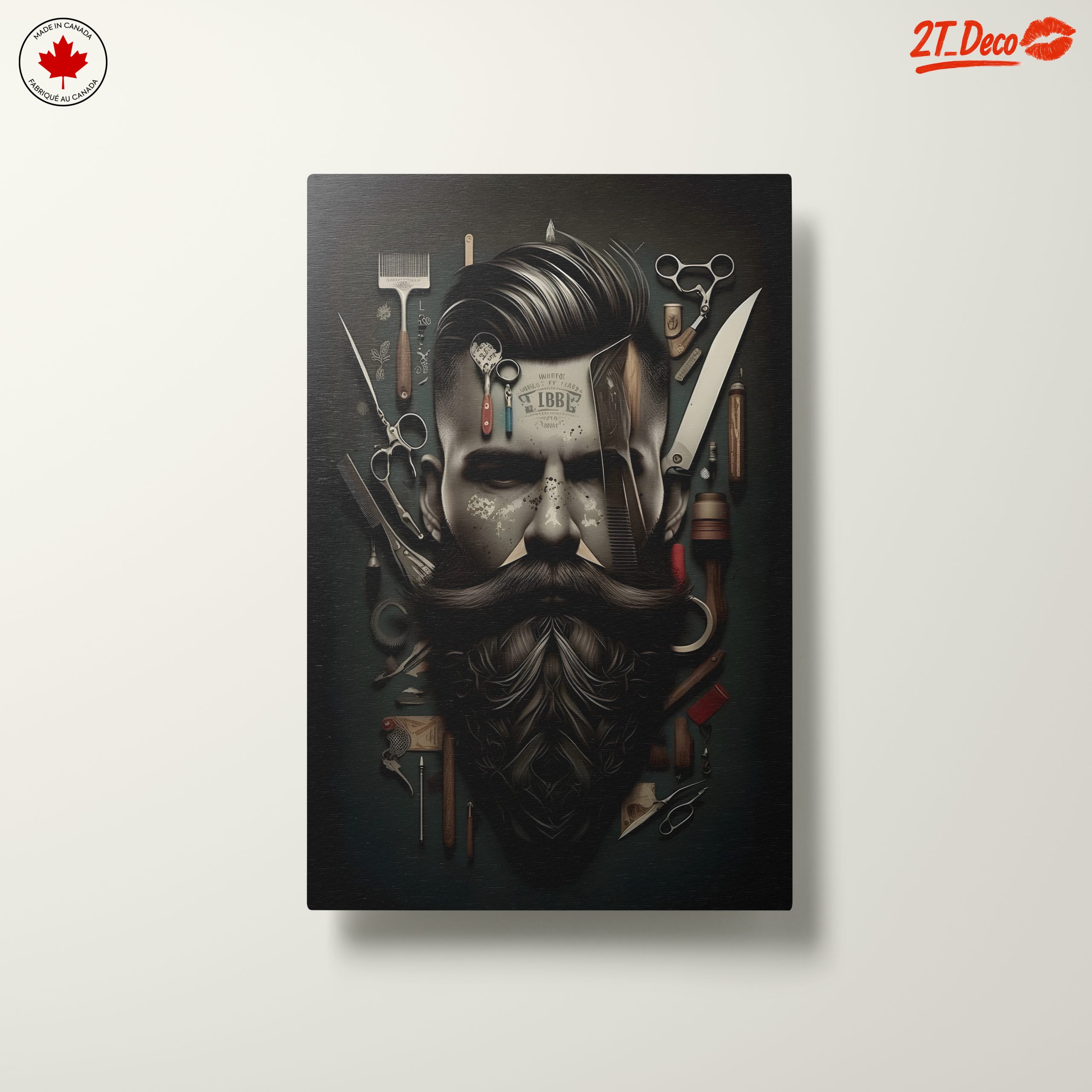 Stylish Barber Industry Artwork - Image 10