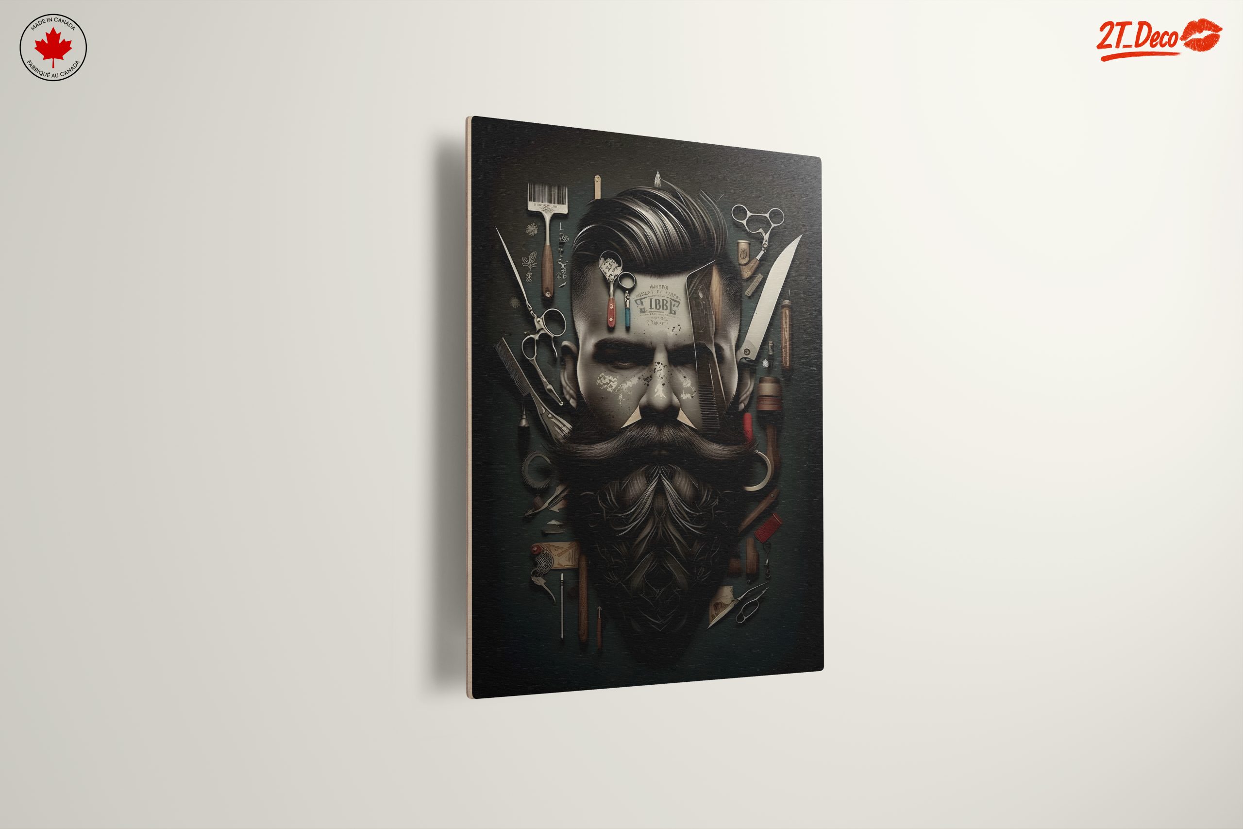 Stylish Barber Industry Artwork - Image 13