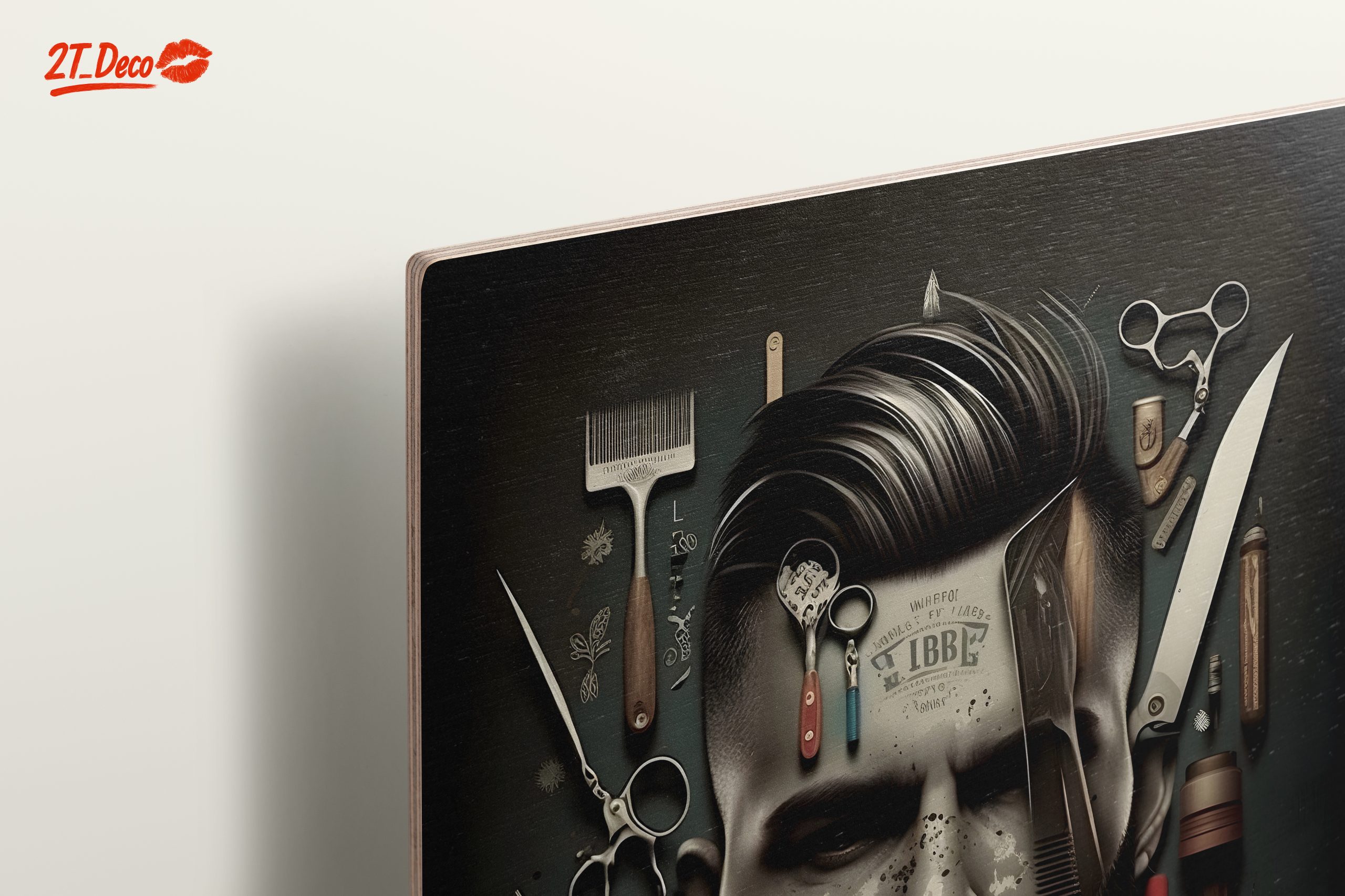 Stylish Barber Industry Artwork - Image 15