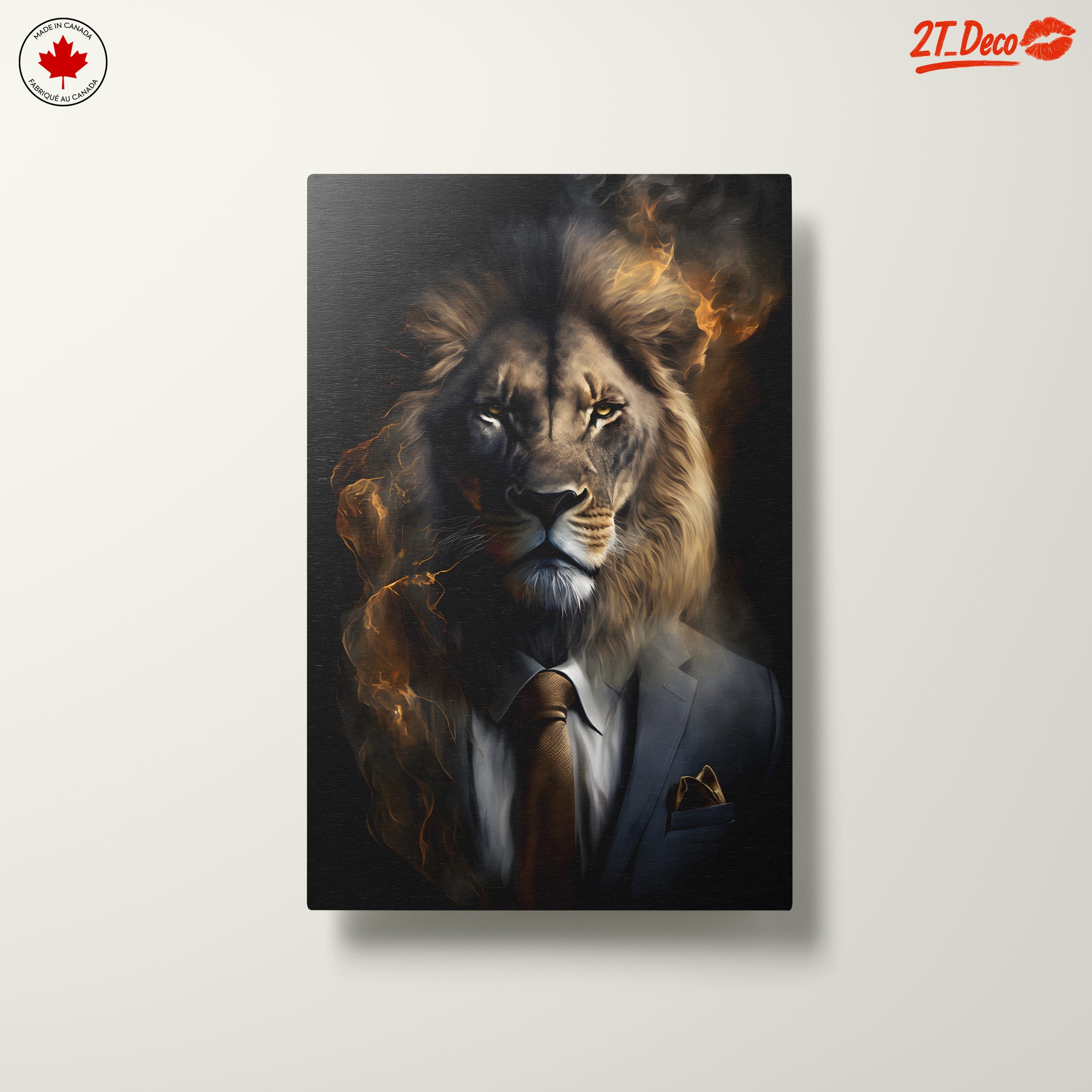 Majestic Lion in Suit Art - Image 10