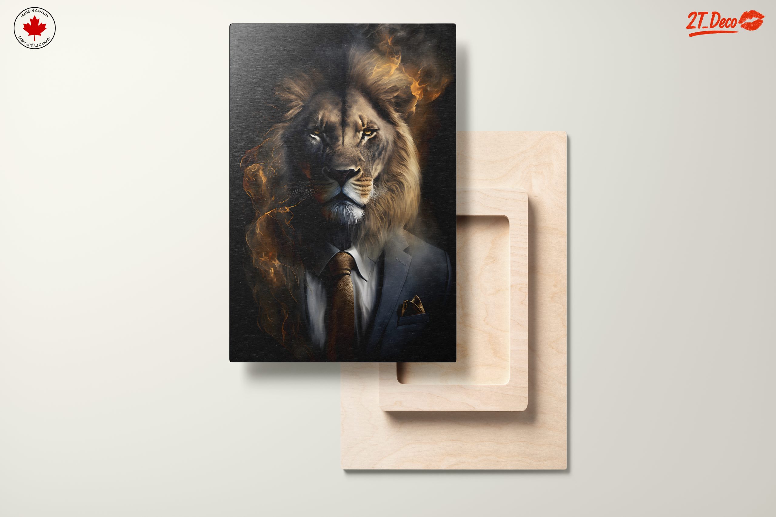 Majestic Lion in Suit Art - Image 11