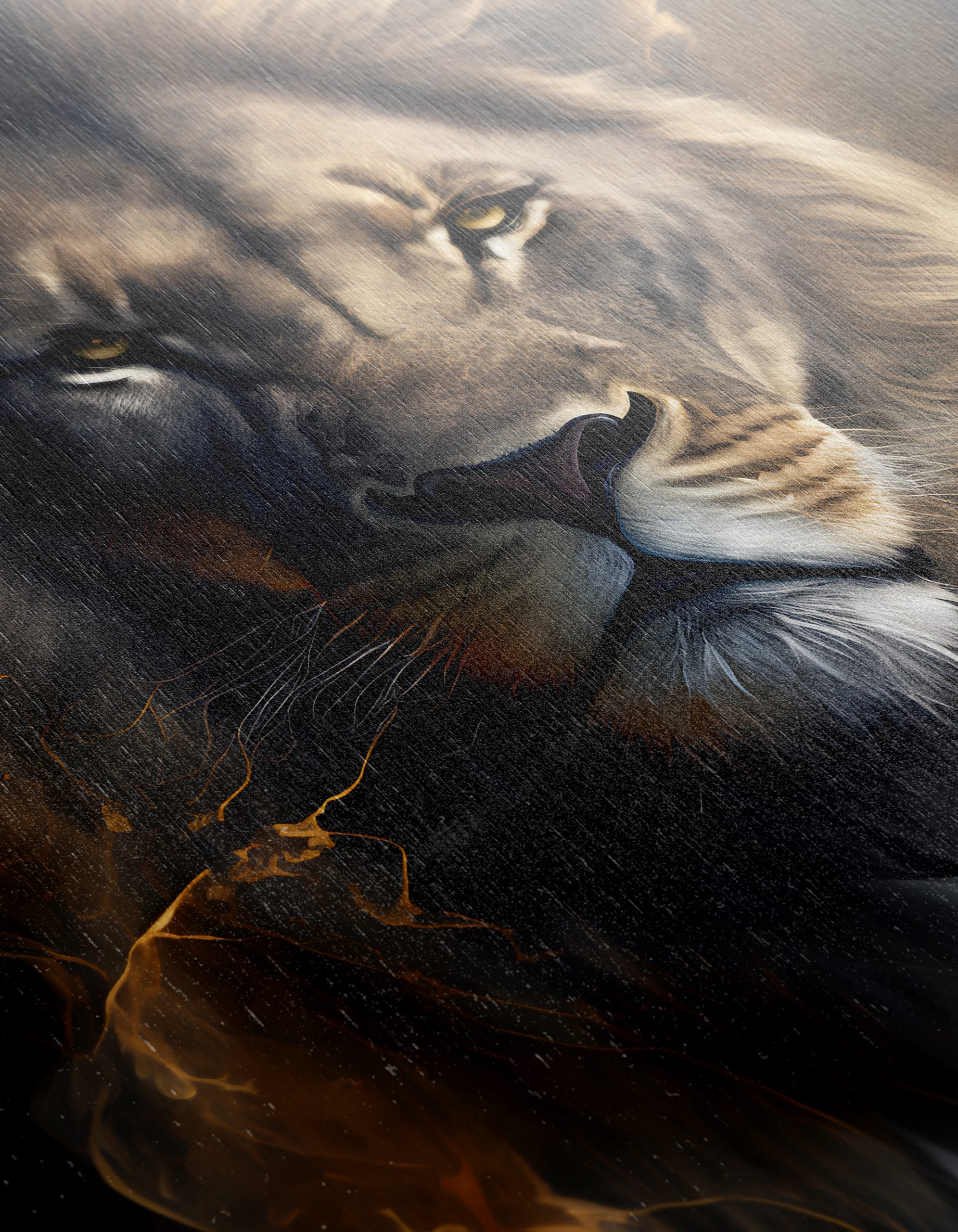 Majestic Lion in Suit Art - Image 12