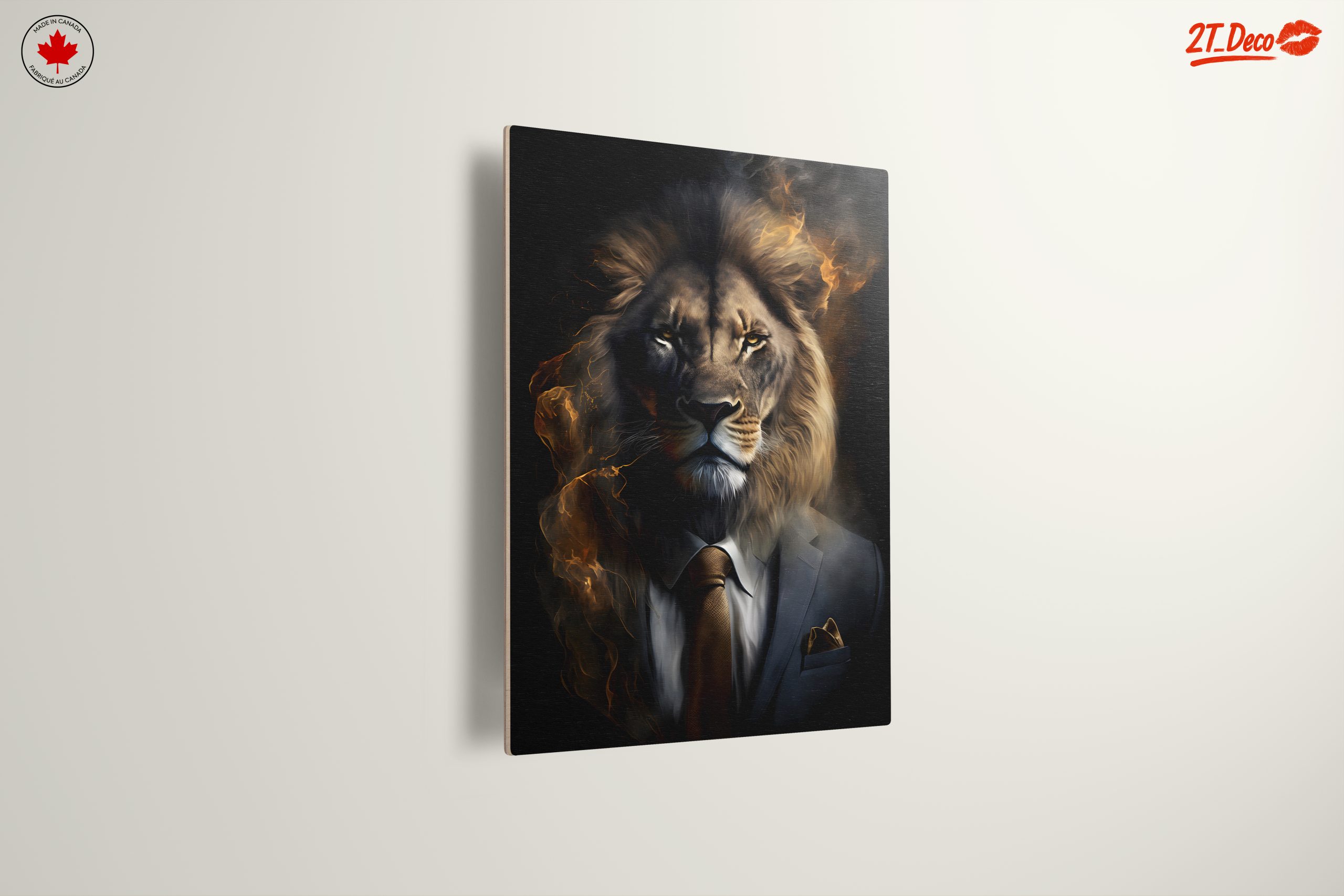 Majestic Lion in Suit Art - Image 13