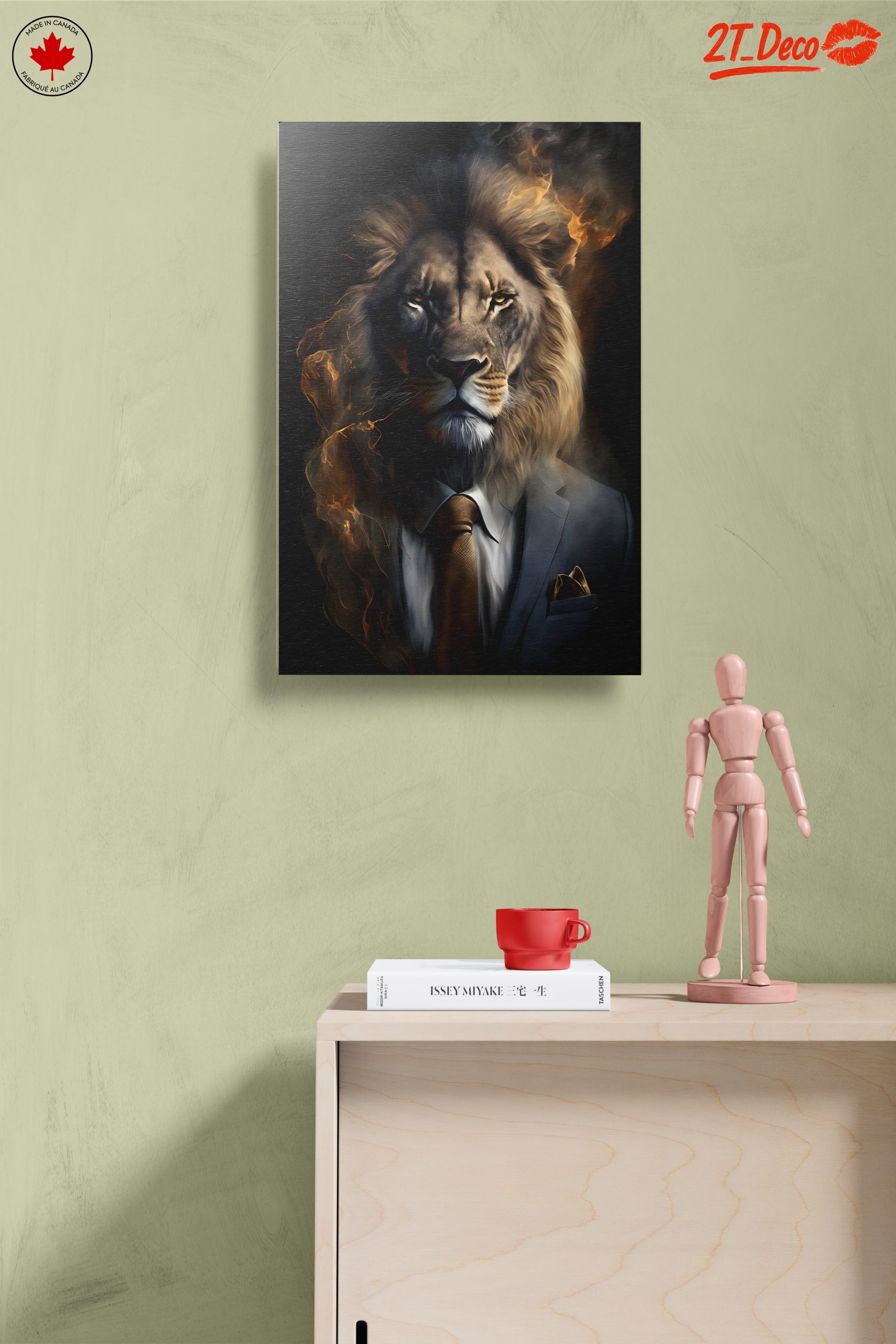 Majestic Lion in Suit Art - Image 14