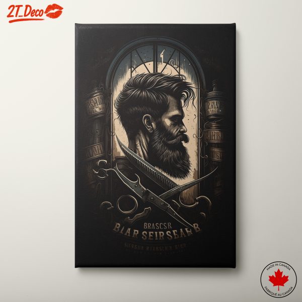 Stylish Barber Art for Modern Spaces