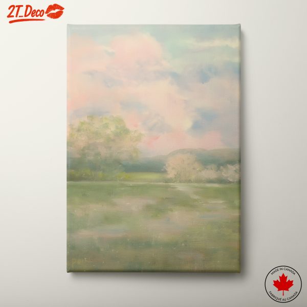 Dreamy Nature Landscape with Soft Colors