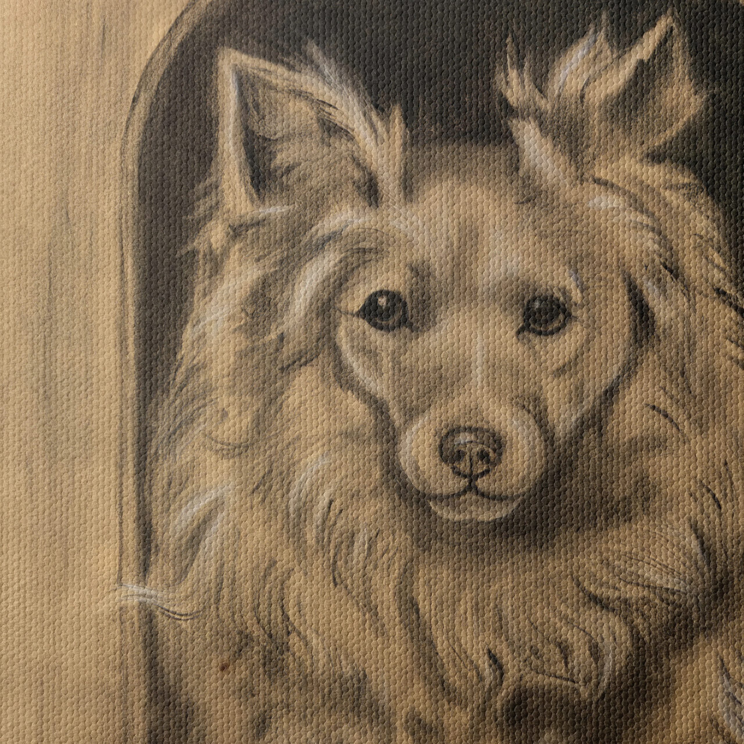 Charming Dog Portrait Artwork - Image 4