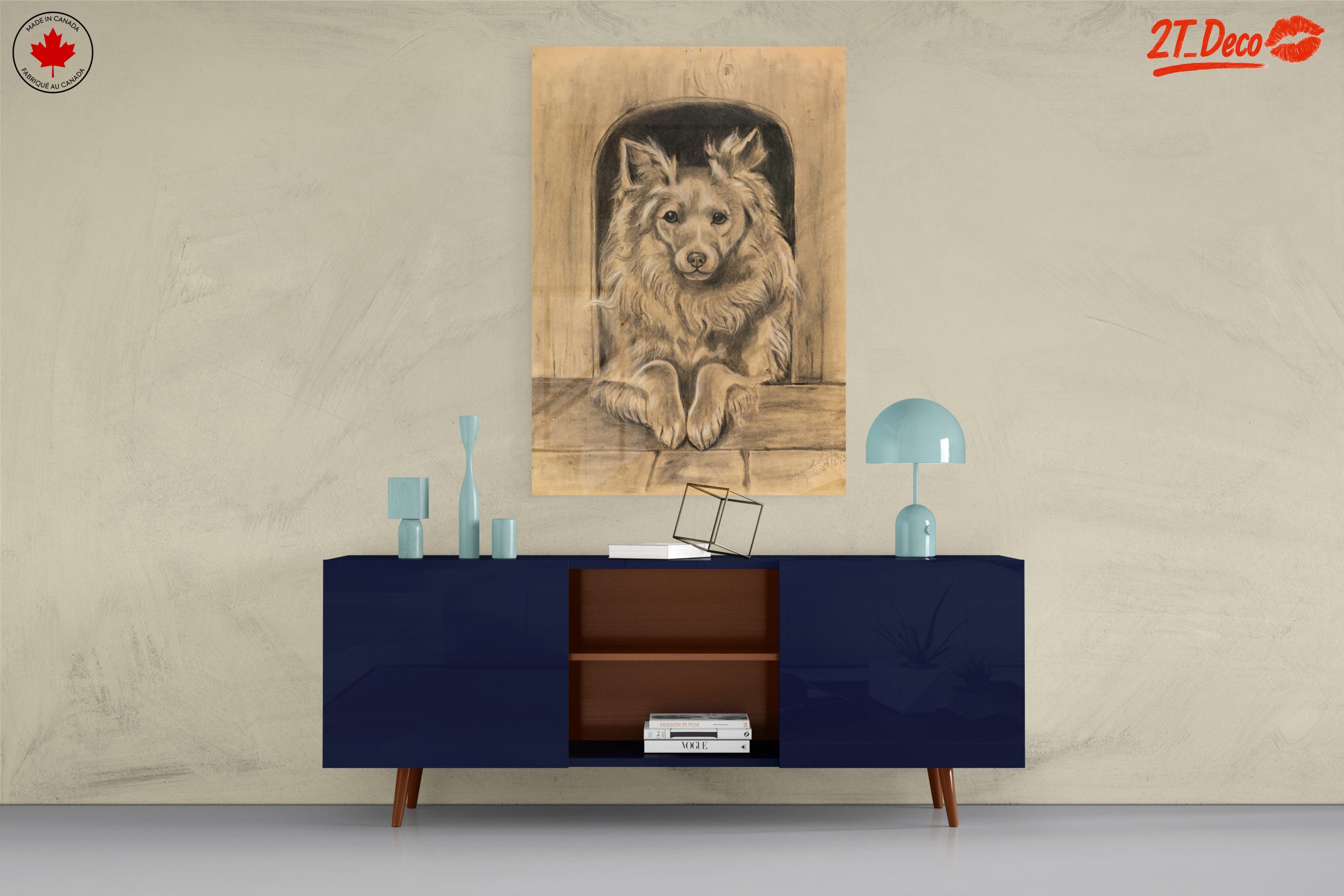 Charming Dog Portrait Artwork - Image 8