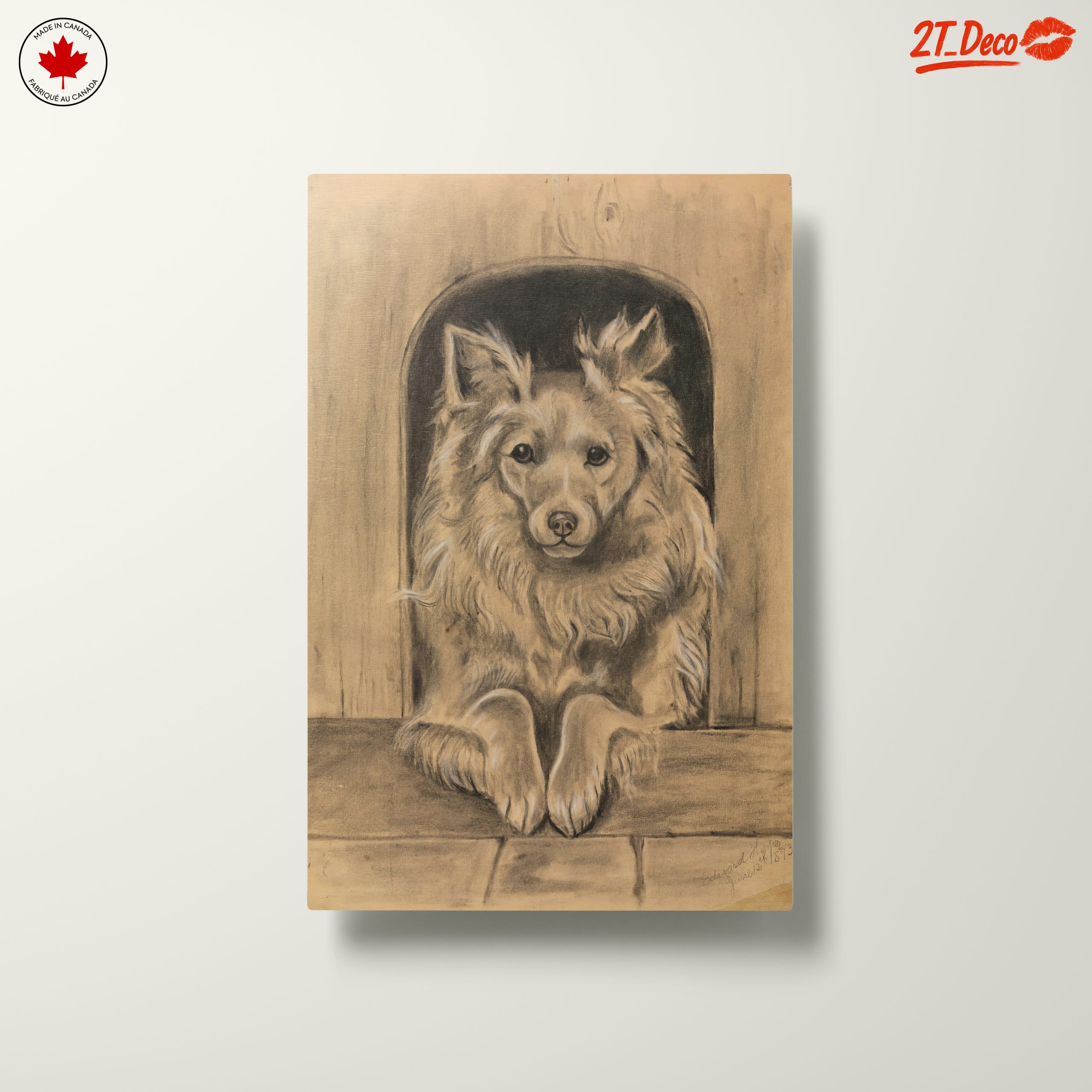 Charming Dog Portrait Artwork - Image 10