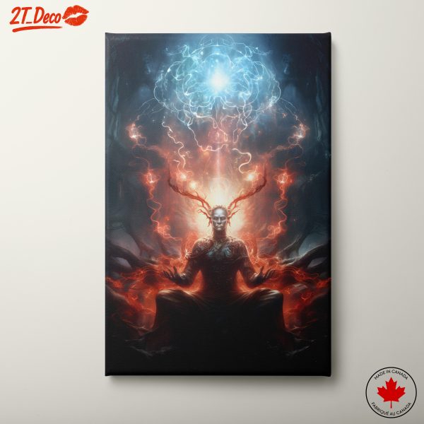 Fantasy Spiritual Artwork of Cosmic Harmony