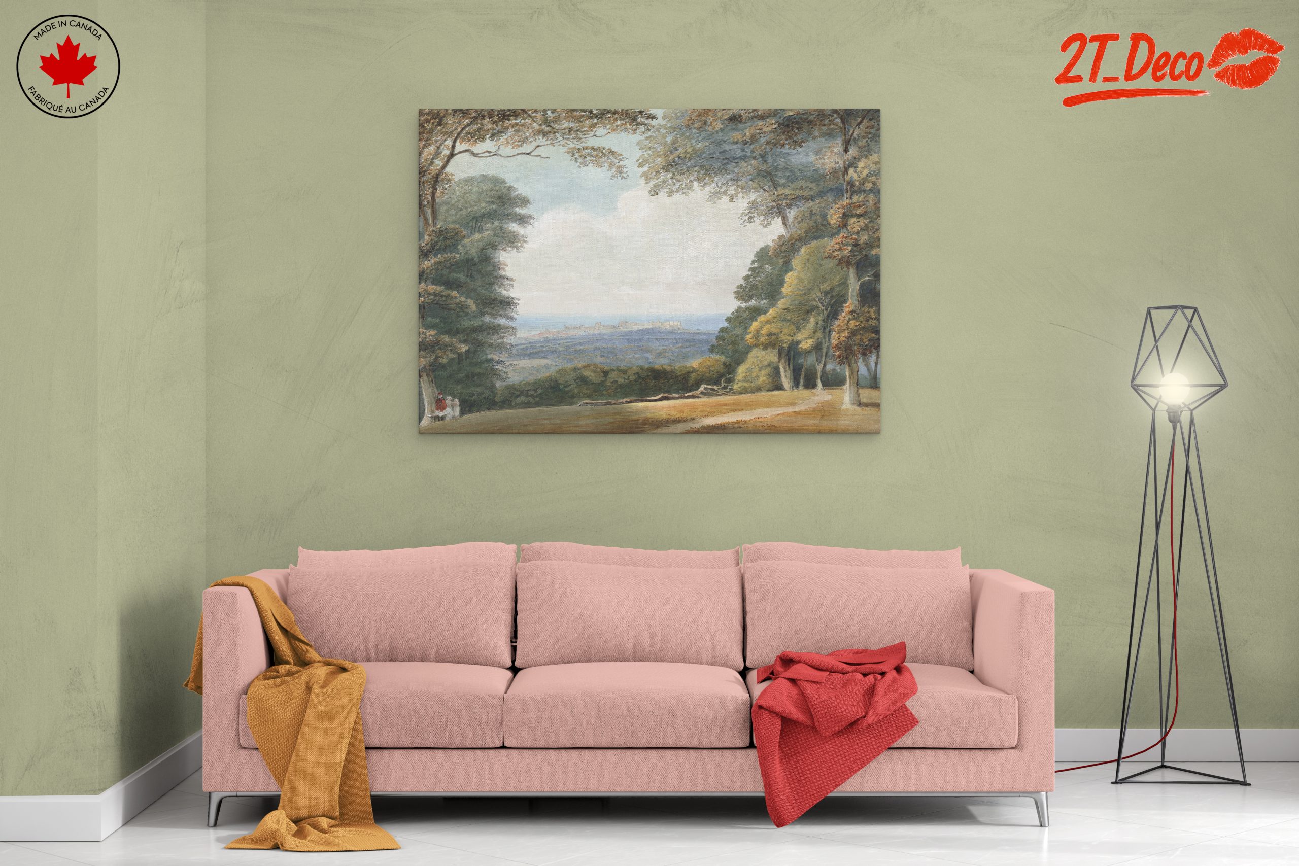 Serene Nature Landscape with Trees 2 - Image 2