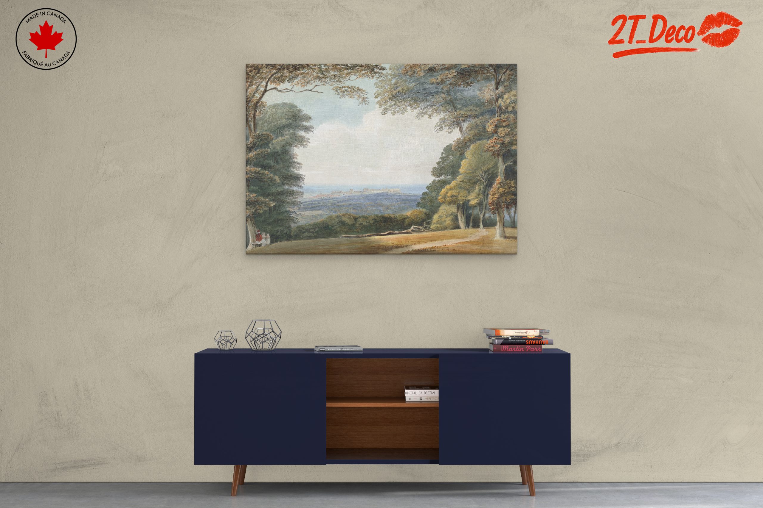 Serene Nature Landscape with Trees 2 - Image 3