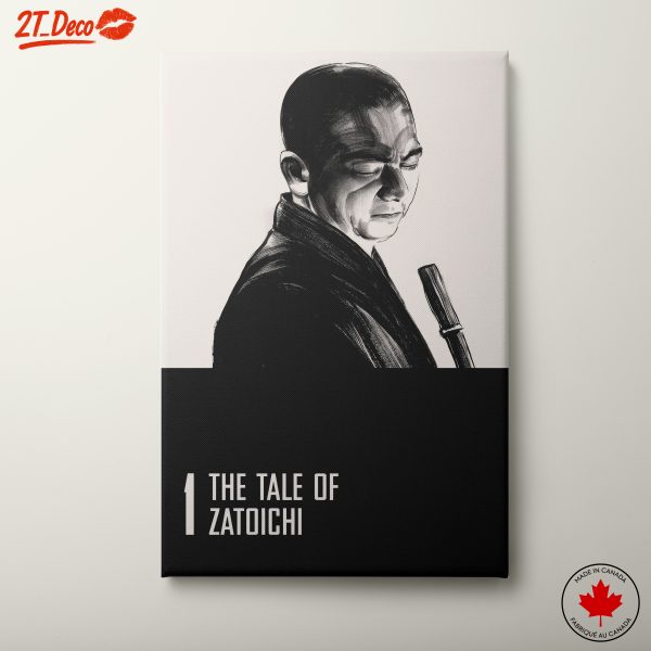 Zatoichi Character Art in Bold Style