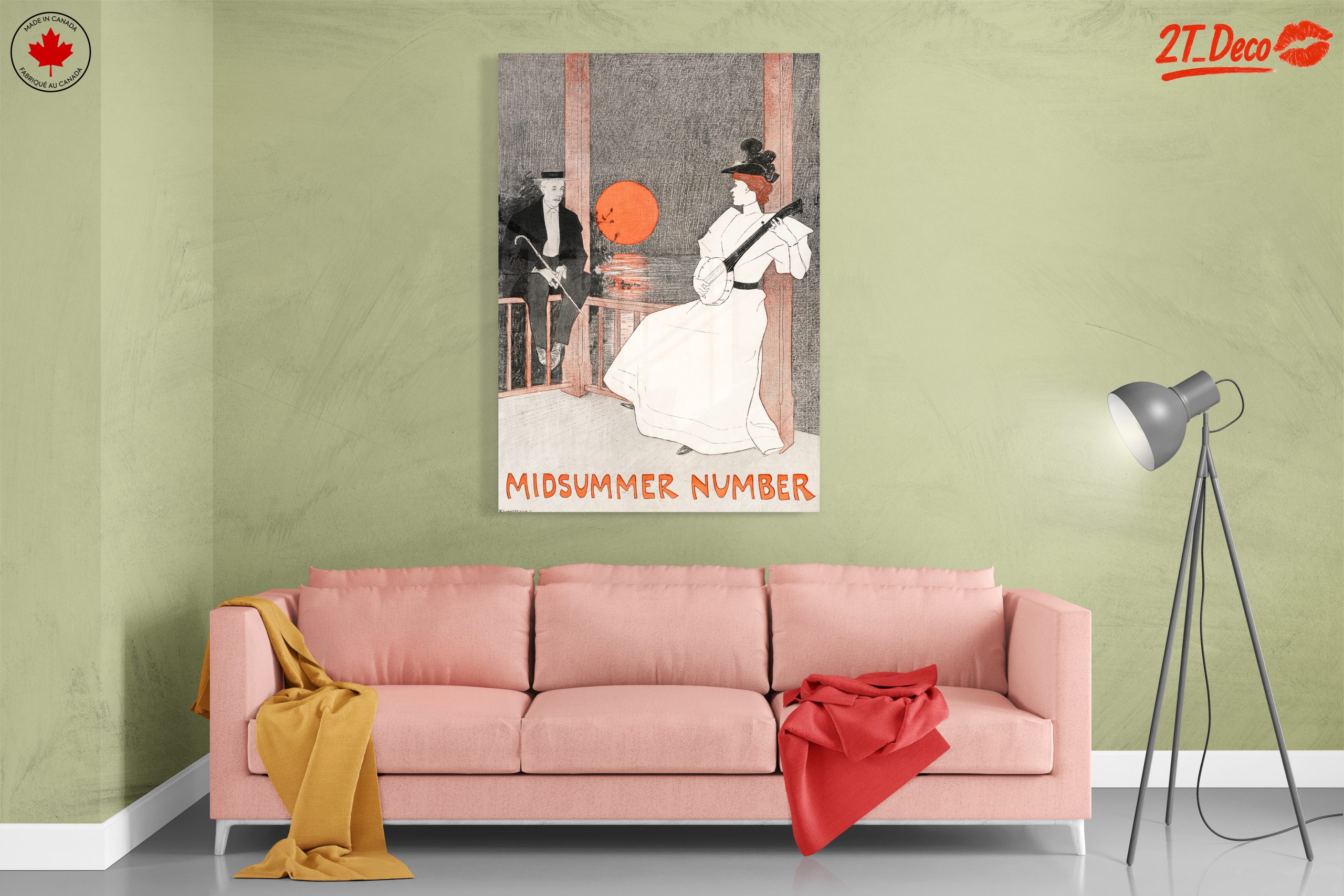 Vintage Midsummer Female Portrait Art - Image 7