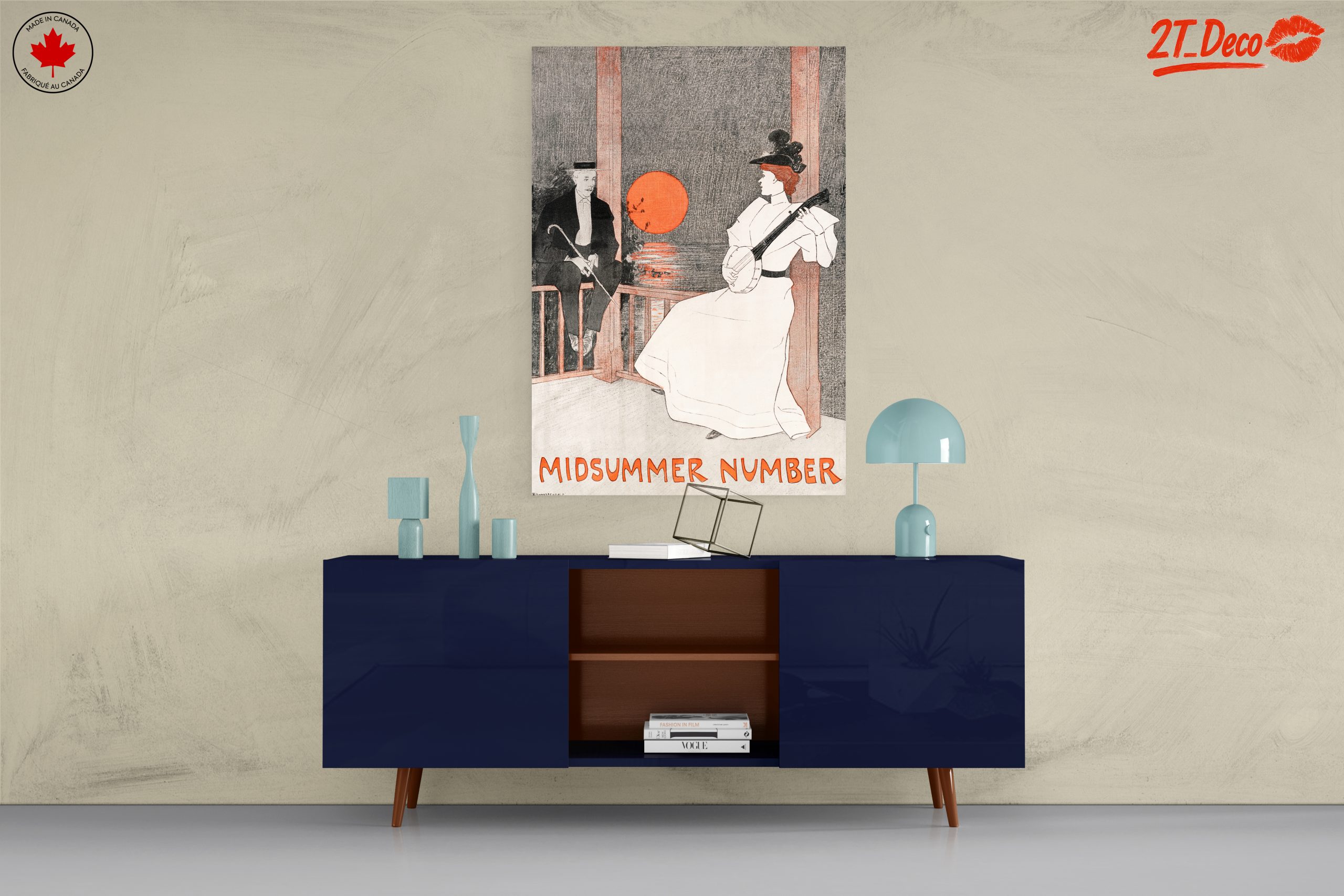 Vintage Midsummer Female Portrait Art - Image 8