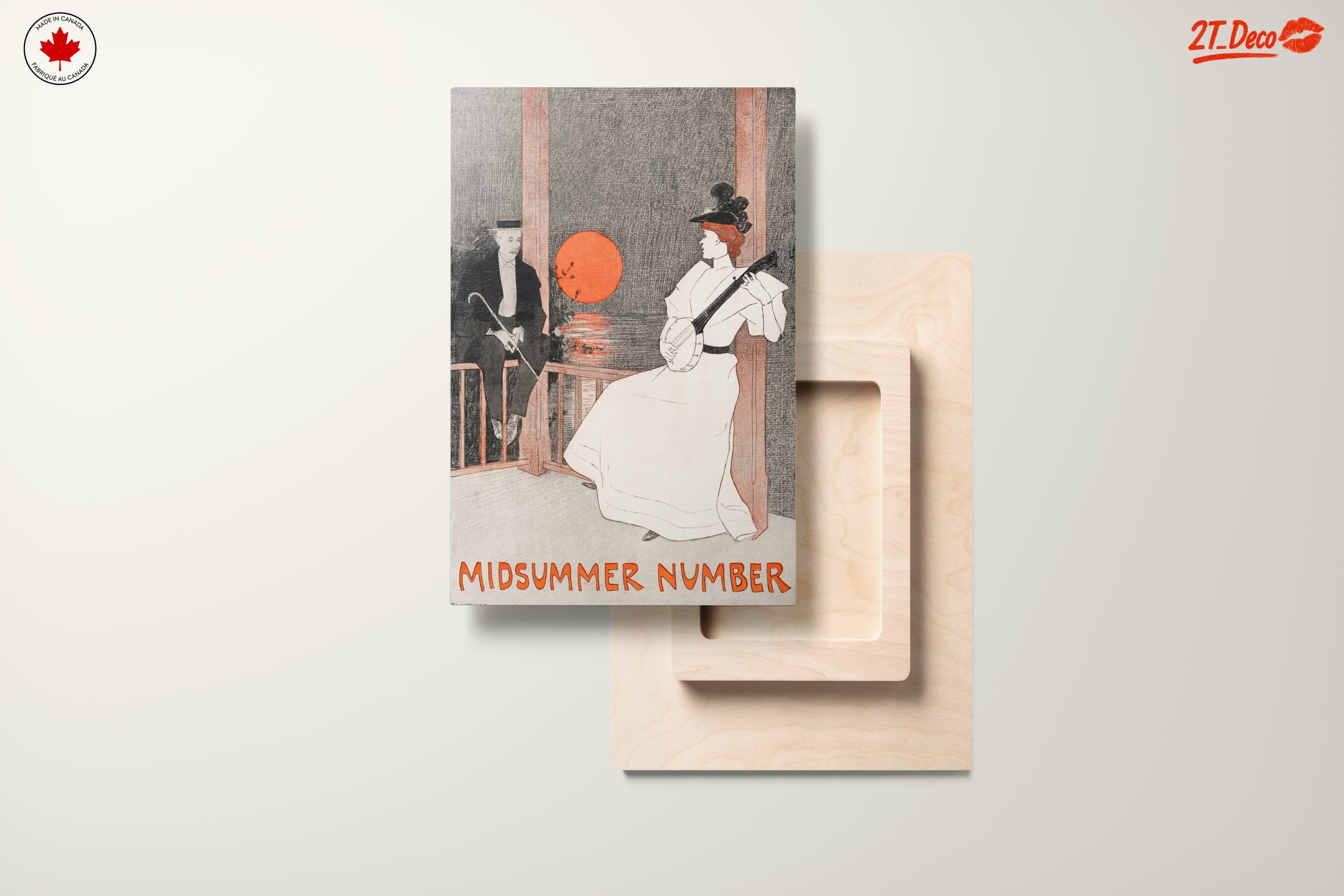 Vintage Midsummer Female Portrait Art - Image 11