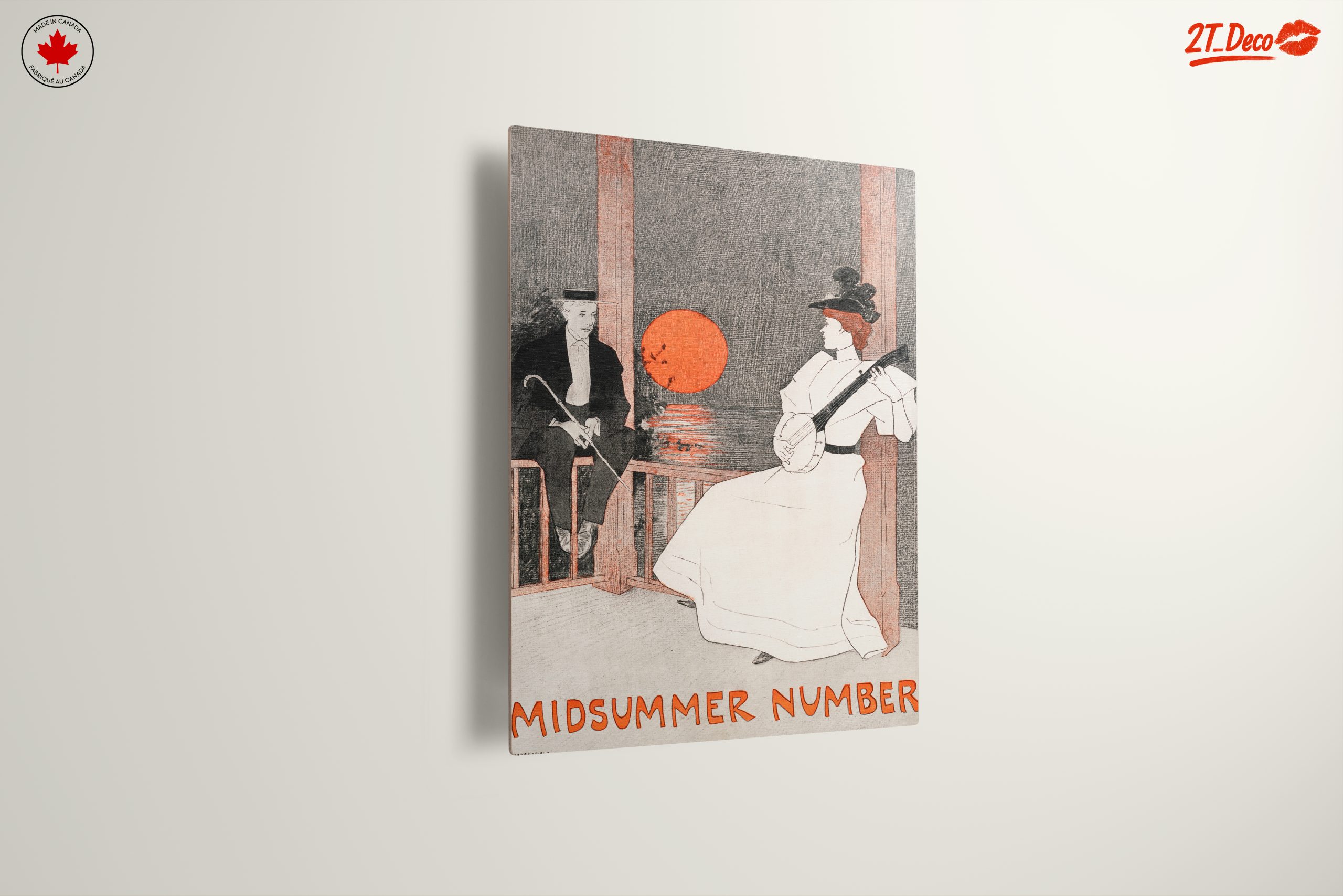 Vintage Midsummer Female Portrait Art - Image 13