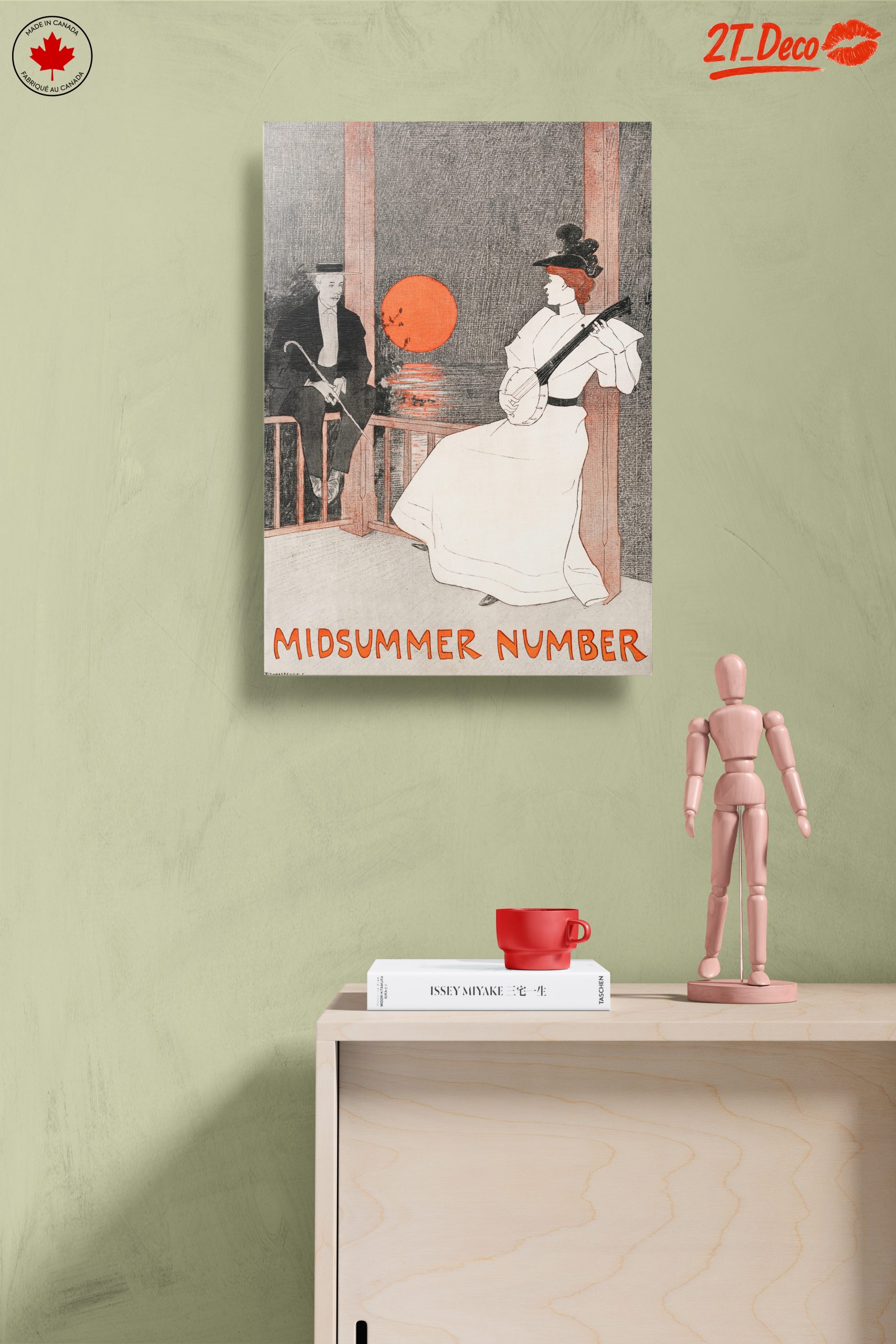 Vintage Midsummer Female Portrait Art - Image 14