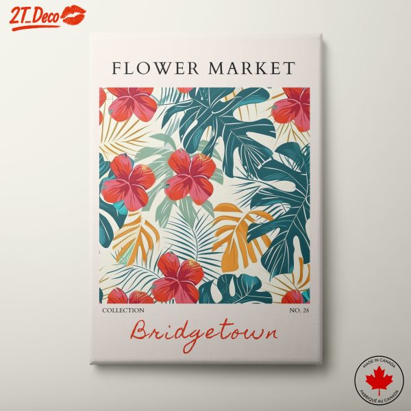 Tropical Floral Art for Modern Spaces