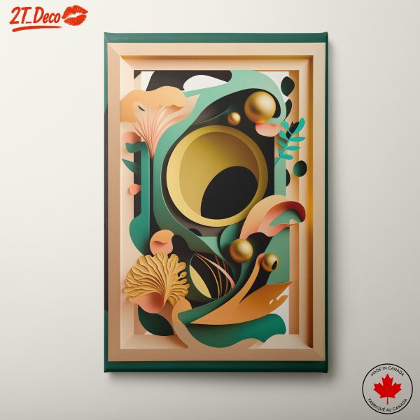 Vibrant Abstract Shapes and Forms Art