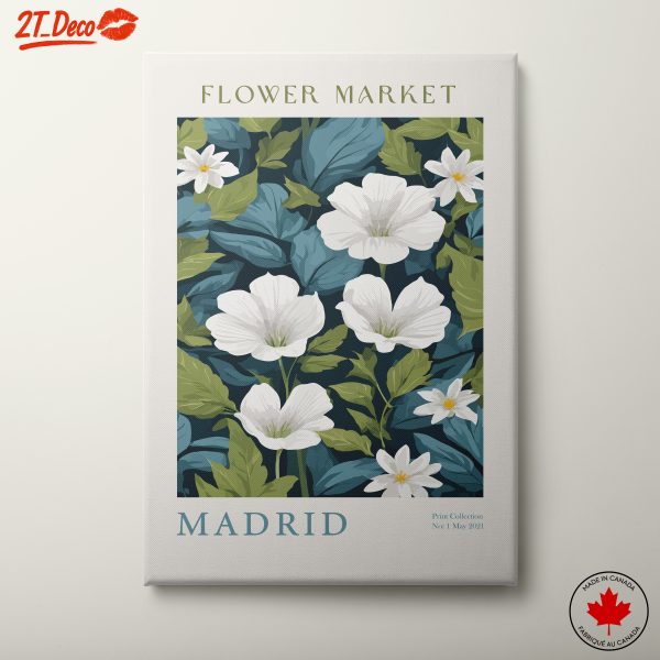 Flower Market Artwork from Madrid