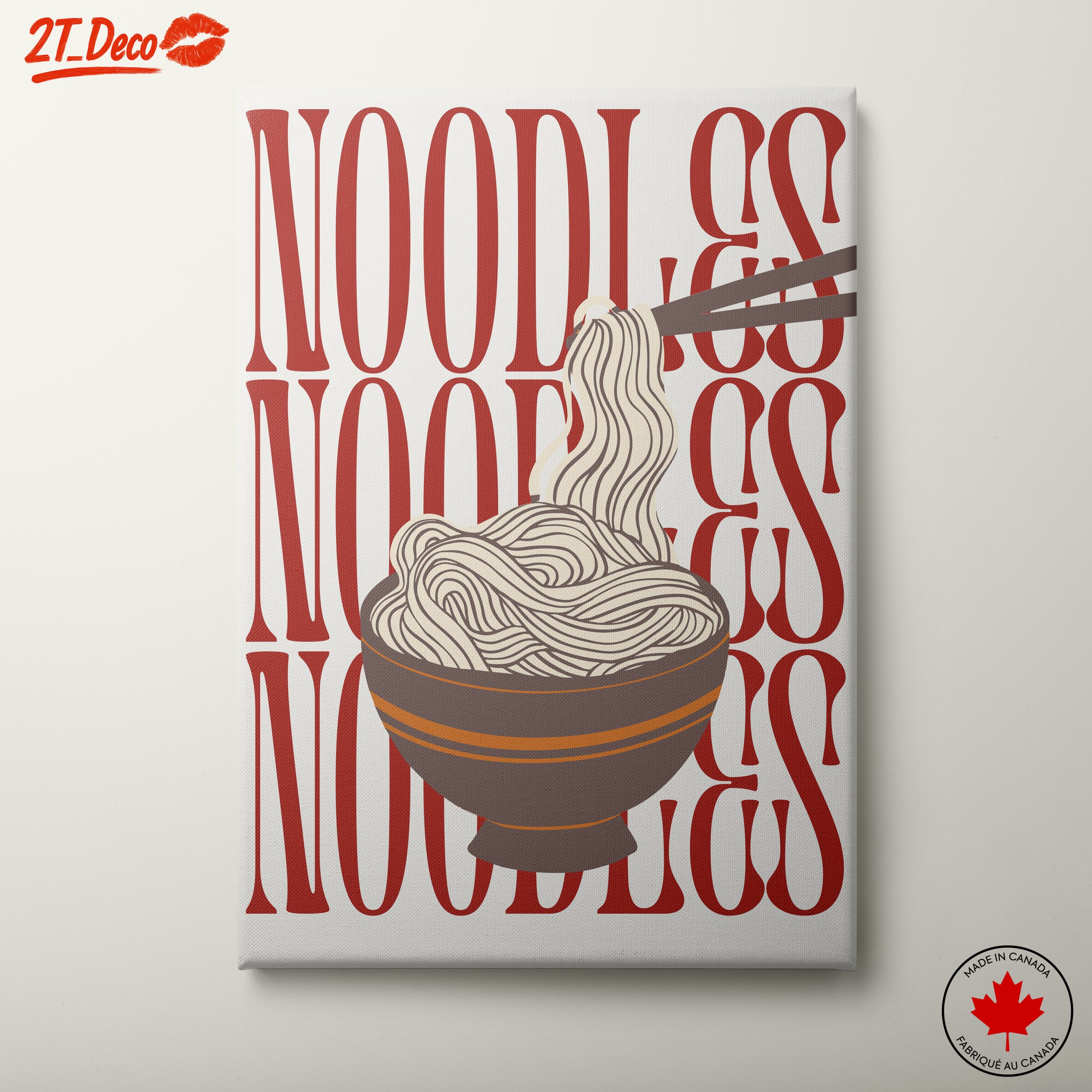 Stylized Noodles in Abstract Design 2