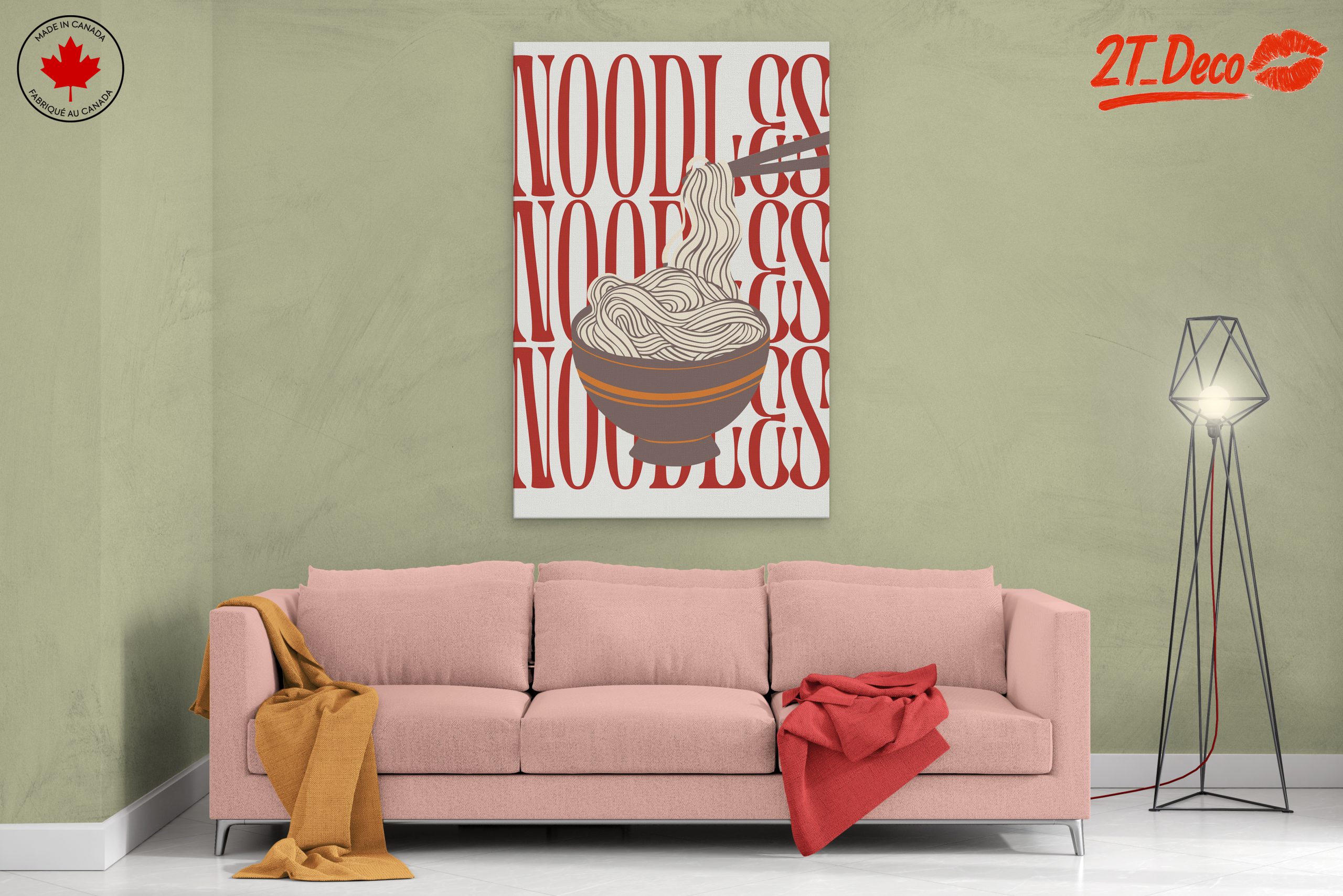 Stylized Noodles in Abstract Design 2 - Image 2