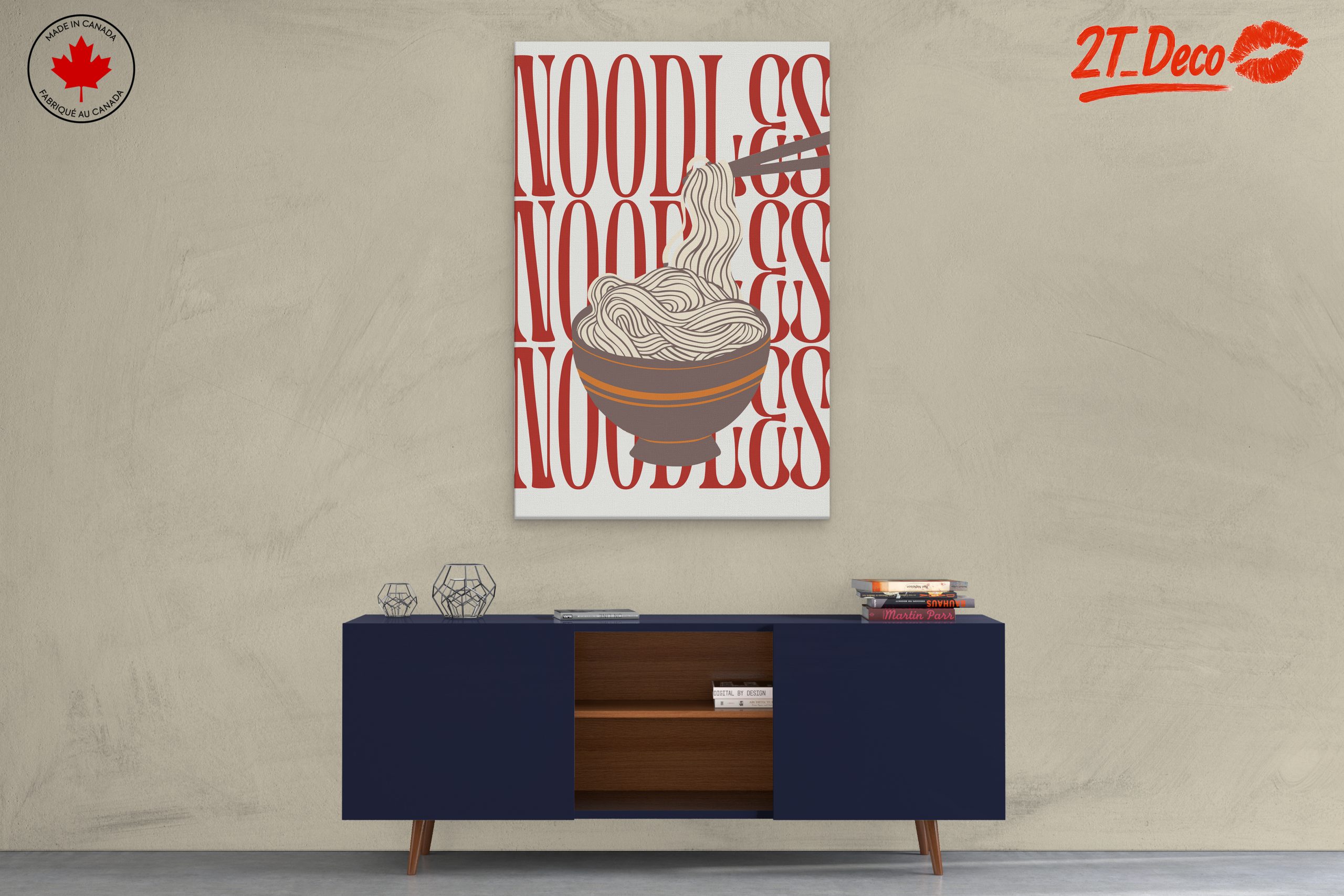 Stylized Noodles in Abstract Design 2 - Image 3