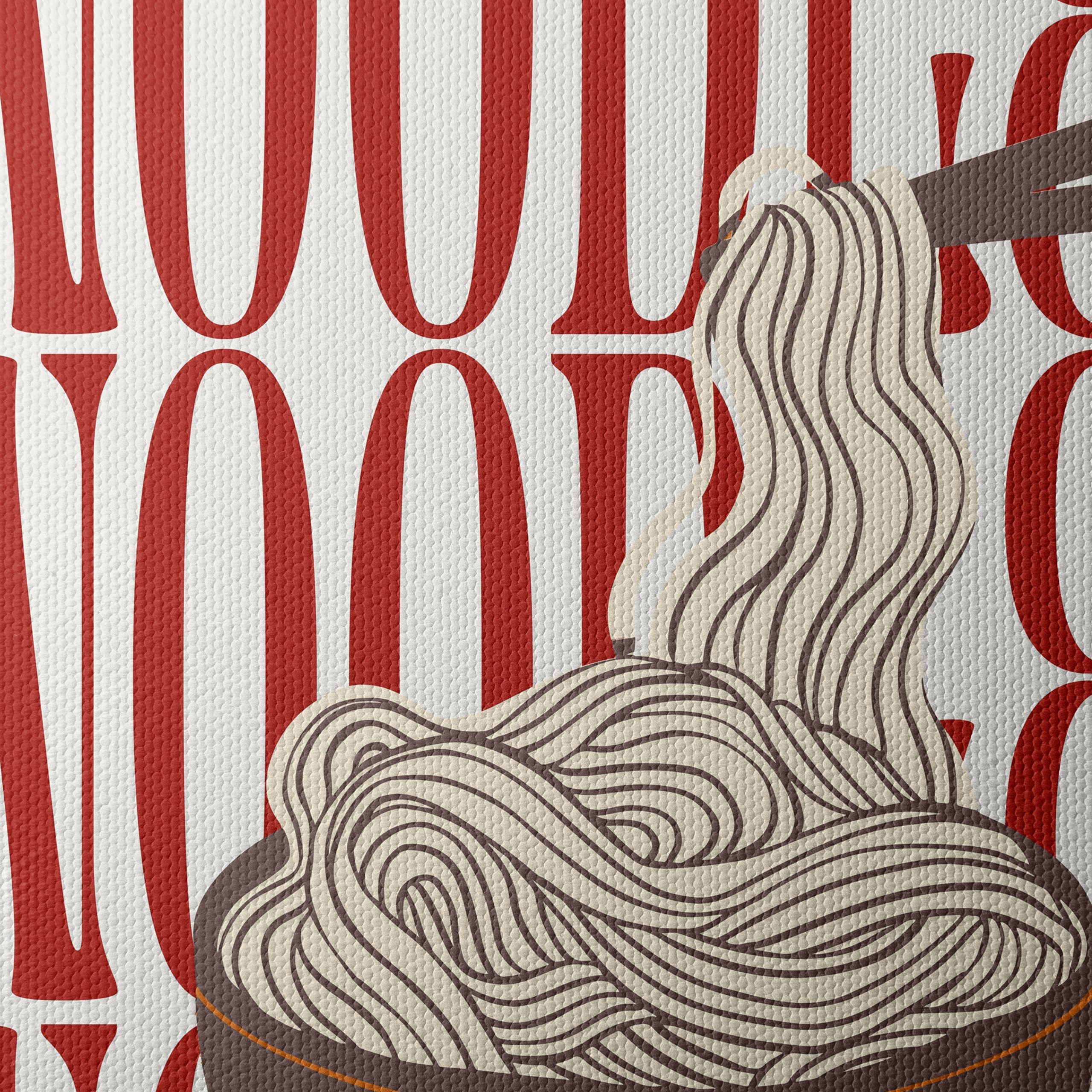 Stylized Noodles in Abstract Design 2 - Image 4