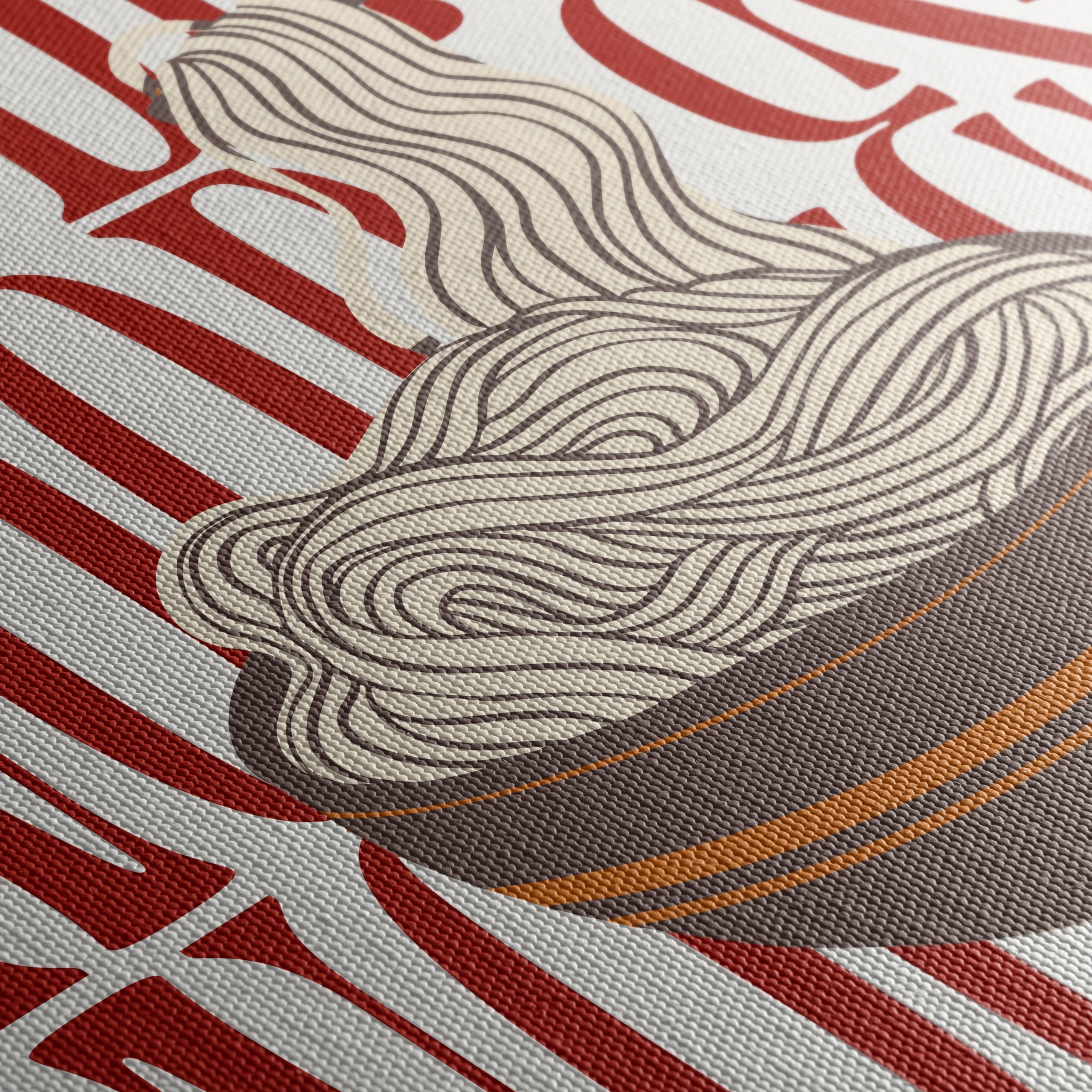 Stylized Noodles in Abstract Design 2 - Image 5