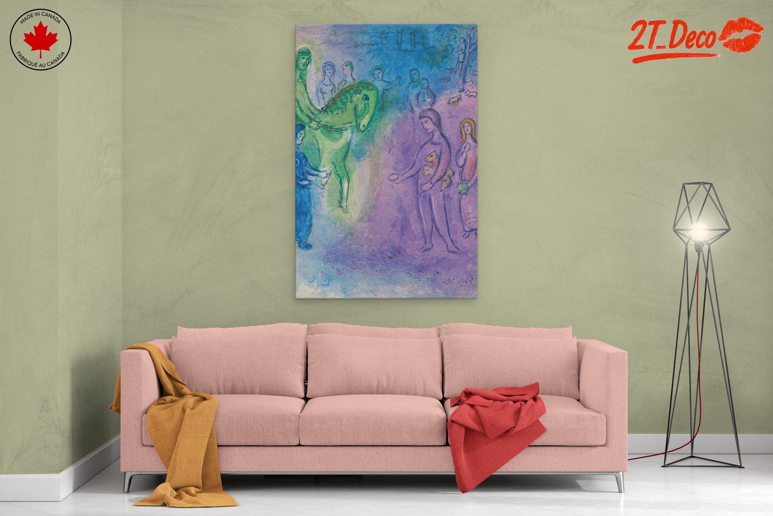 Colorful Abstract Cultural Portrait Art - Image 2