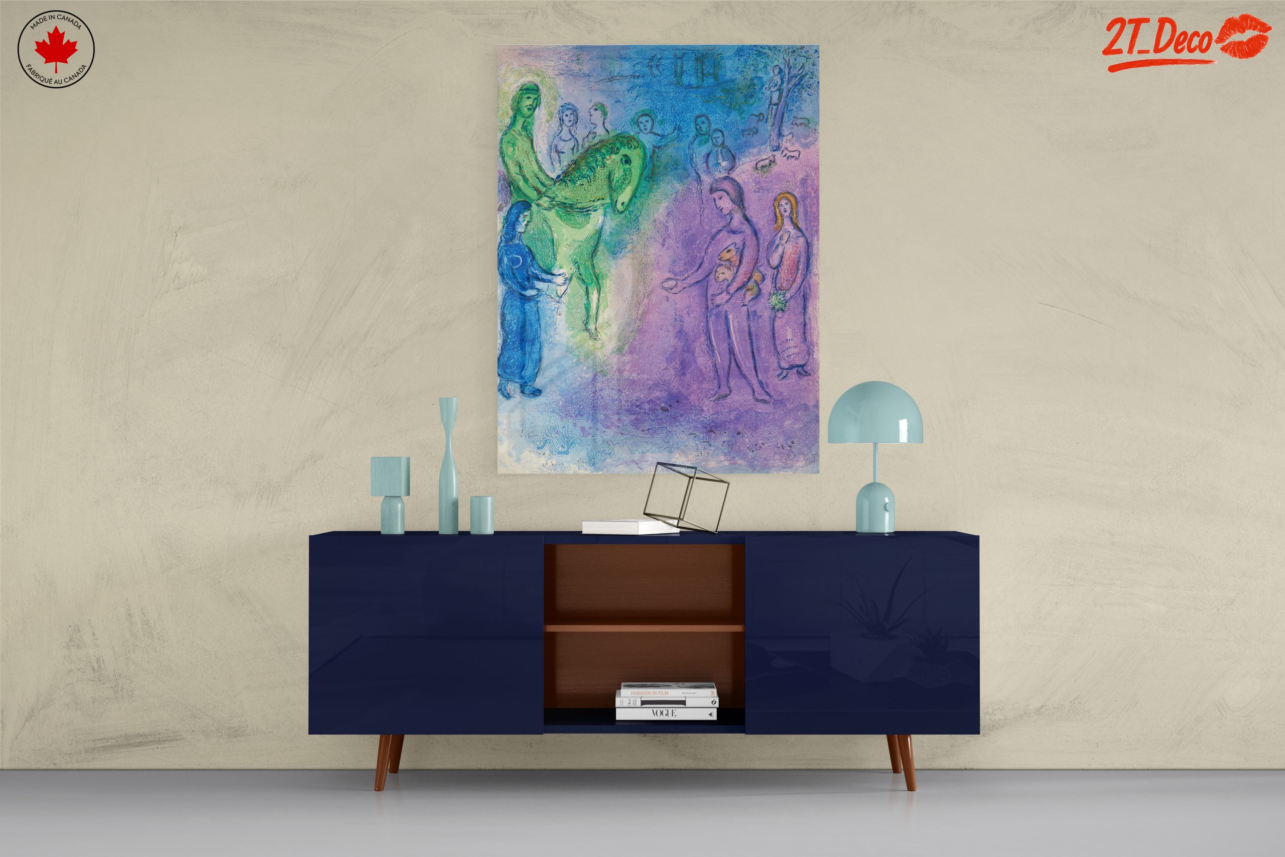 Colorful Abstract Cultural Portrait Art - Image 8